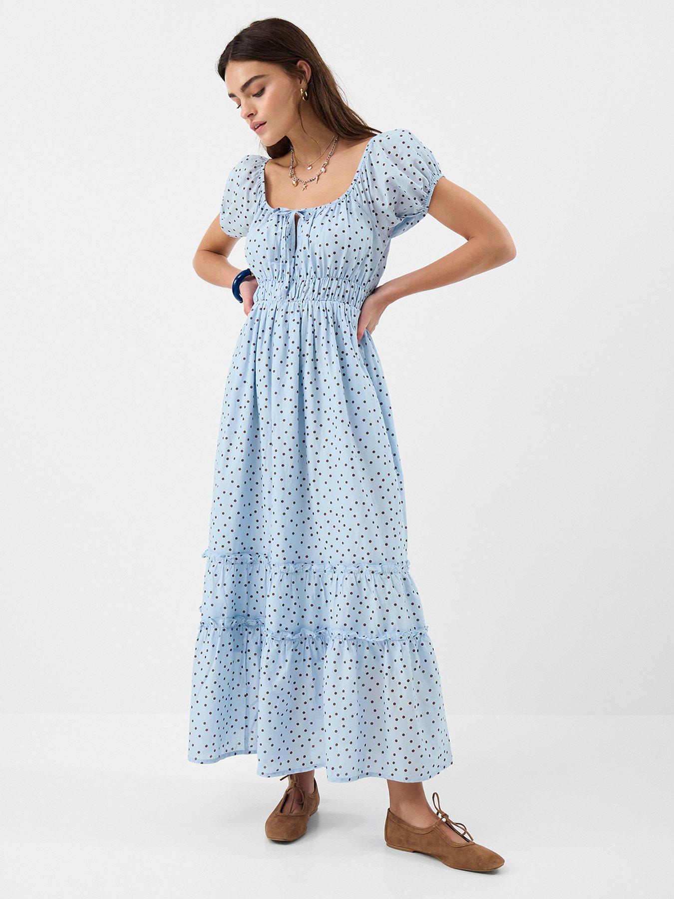 Accessorize Blue Polka Dot Dress