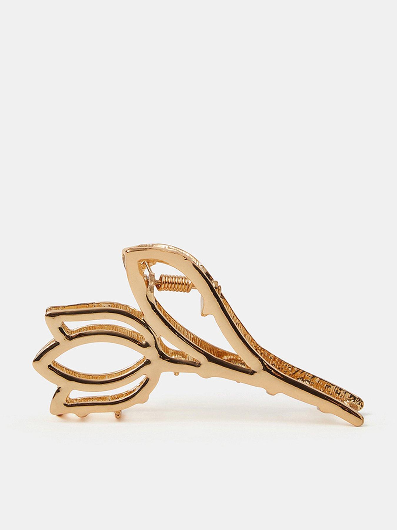 Accessorize Metal Tulip Claw Clip