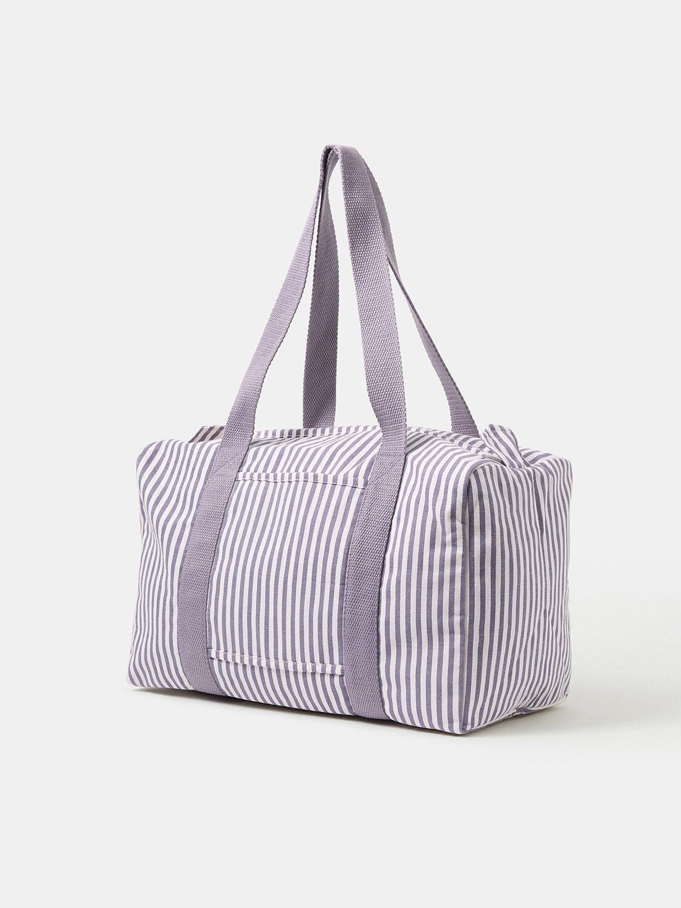 Image 3 of 5 of Accessorize London Stripe Underseat Bag - Multi