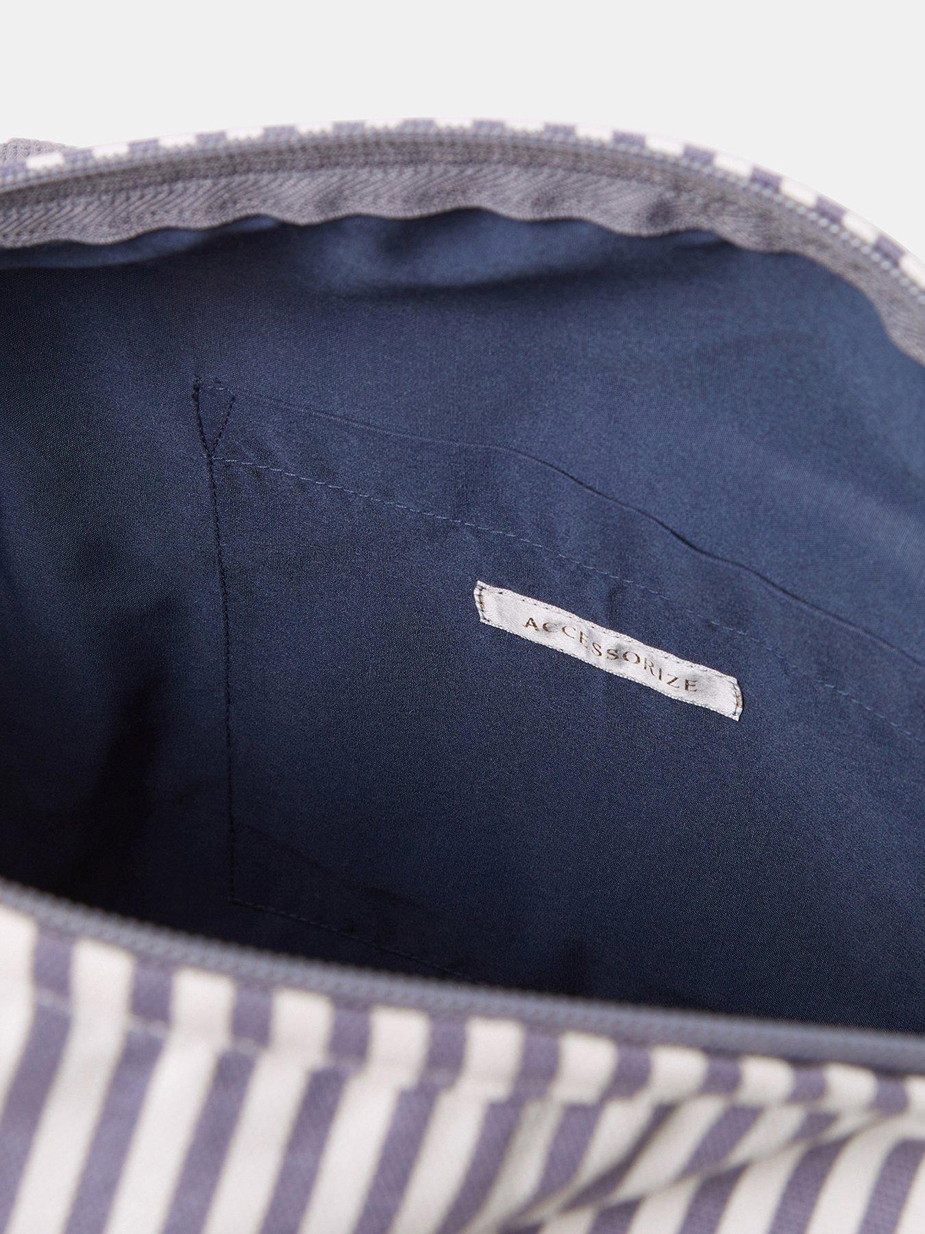 Image 5 of 5 of Accessorize London Stripe Underseat Bag - Multi