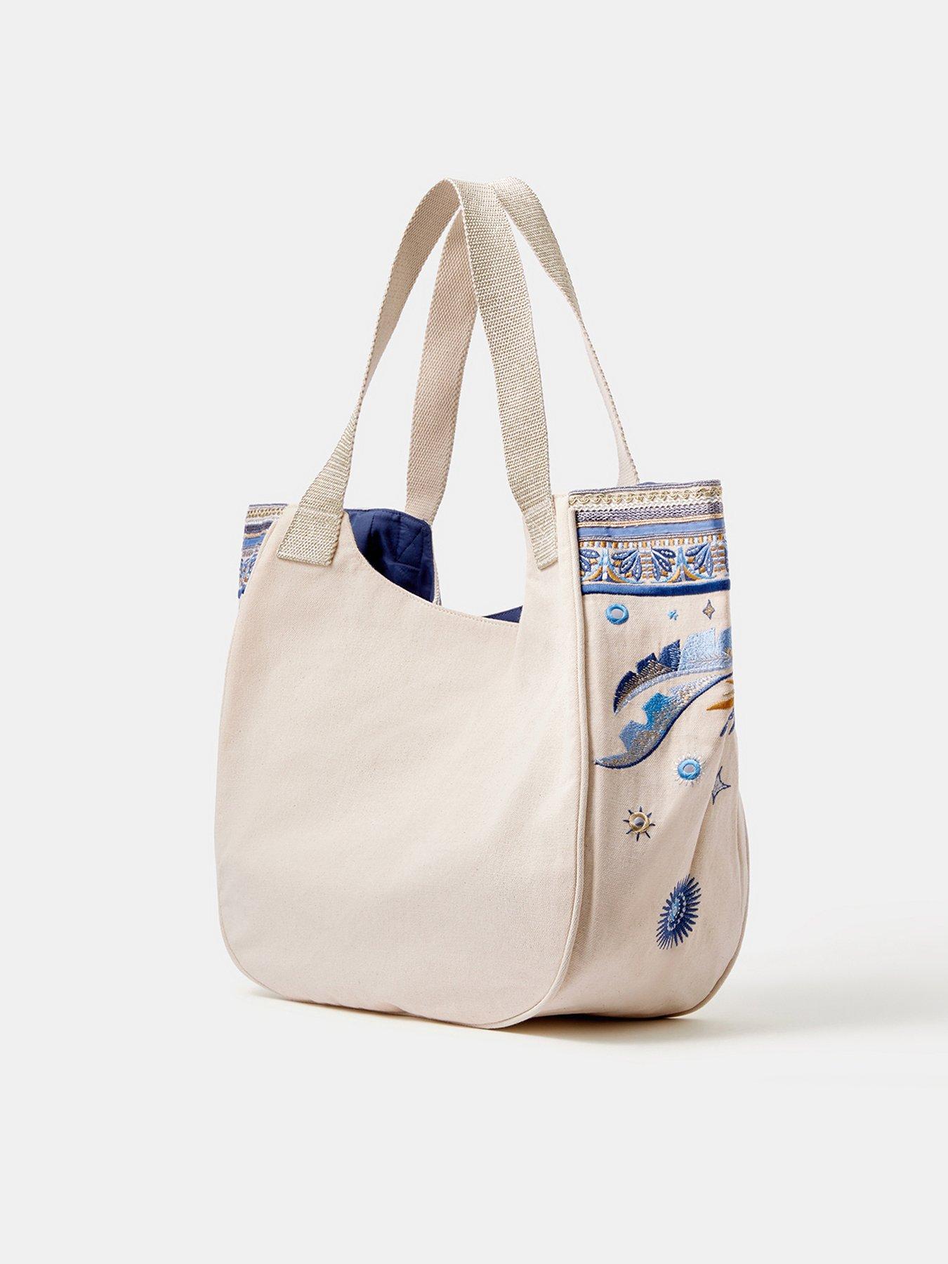Image 3 of 5 of Accessorize Celestial Embroidered Tote Bag - Multi