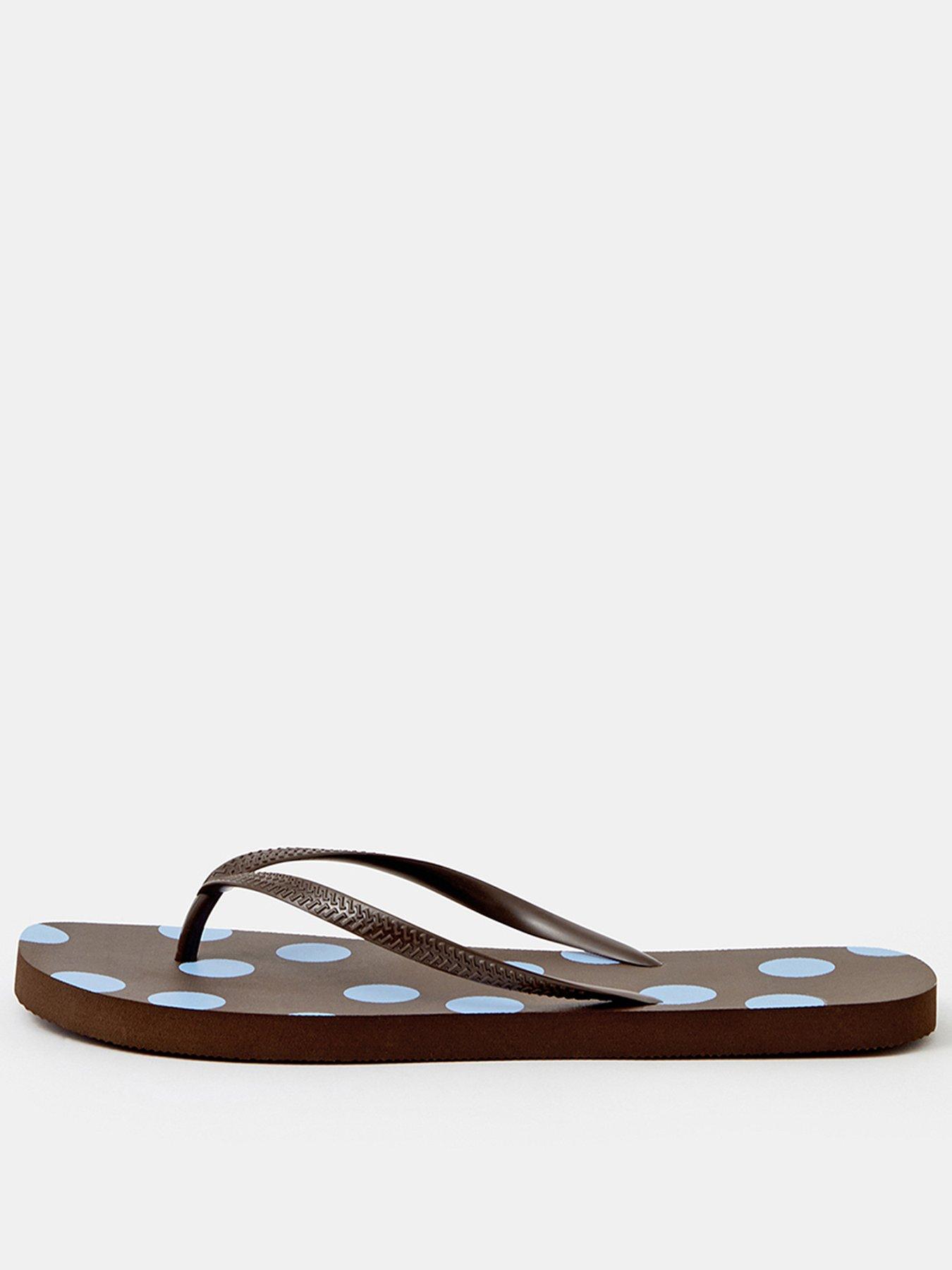 Accessorize Polka Dot Flip Flops