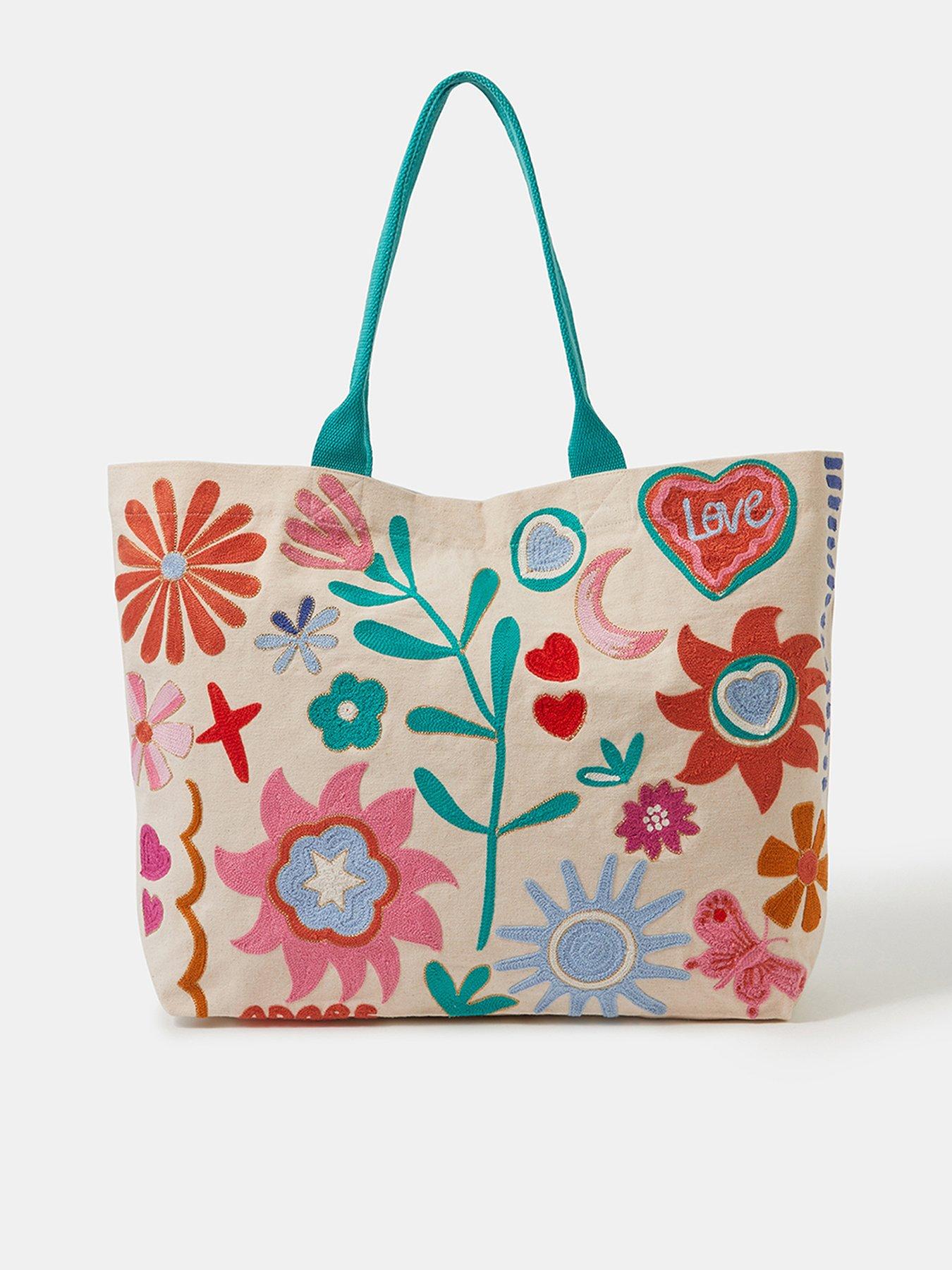 Accessorize Embroidered Big Flower S