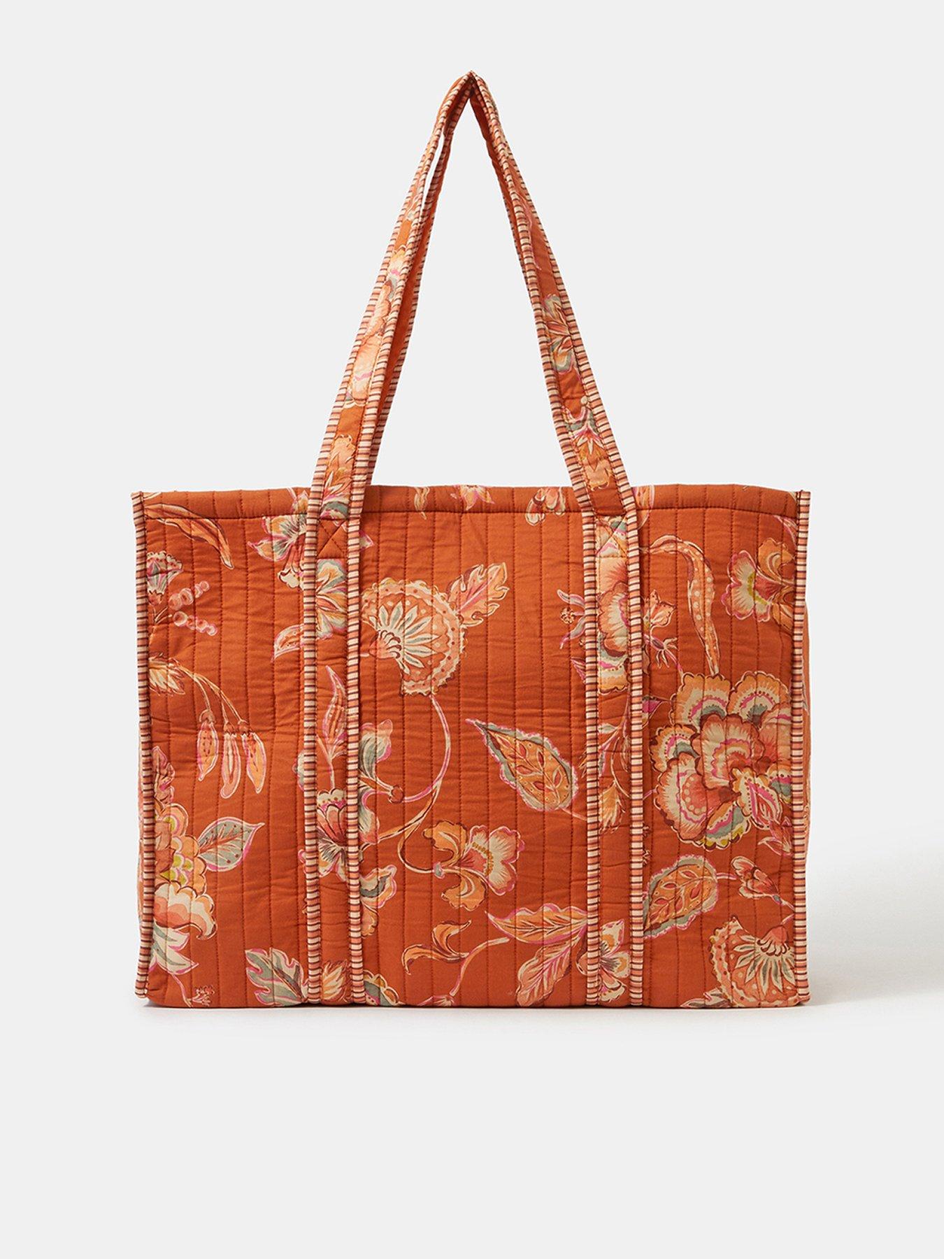 Accessorize Quilted Floral Print Tote Bag - Multi