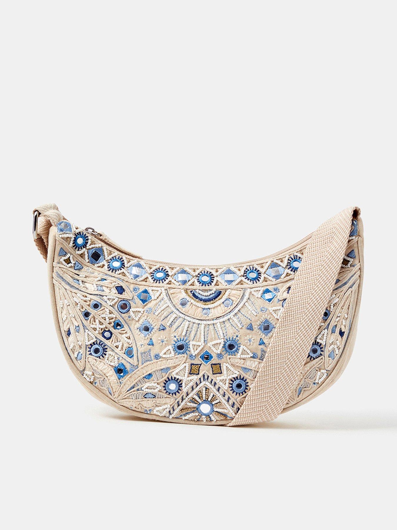 Accessorize Celestial Embroidered Sling Crossbody Bag