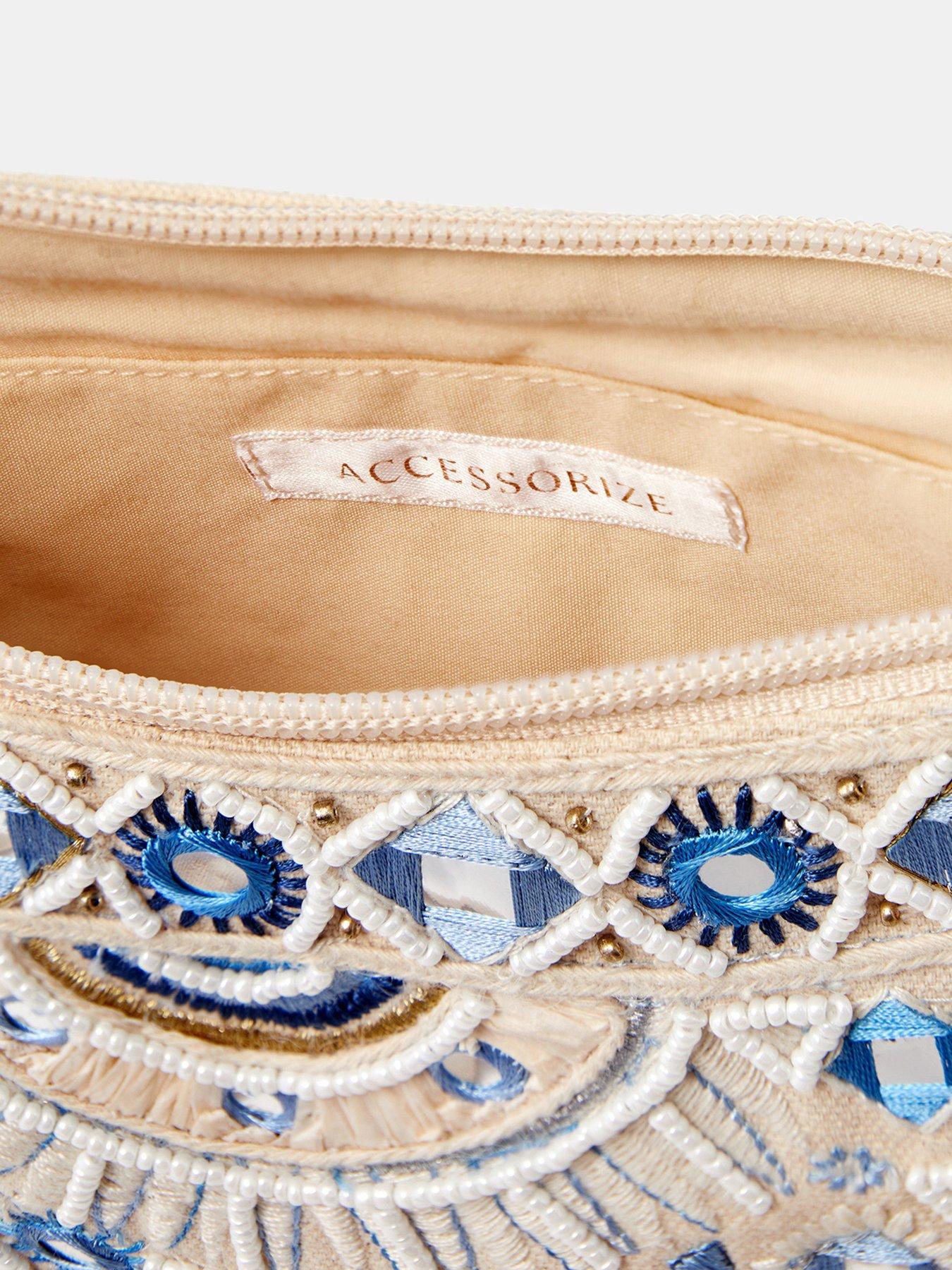 Image 4 of 5 of Accessorize Celestial Embroidered Sling Crossbody Bag