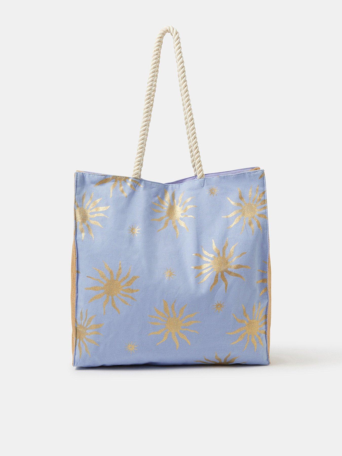 Accessorize Sun Print Beach Tote Bag