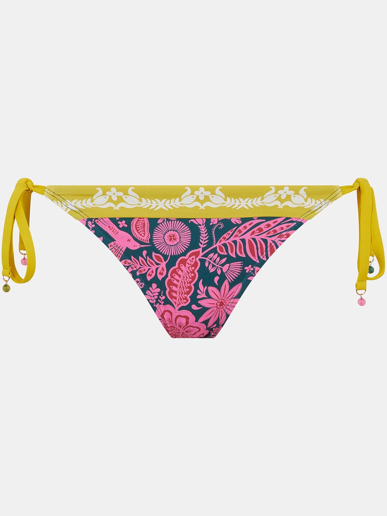 Image 5 of 5 of Accessorize Floral Print Bikini Bottoms - Multi