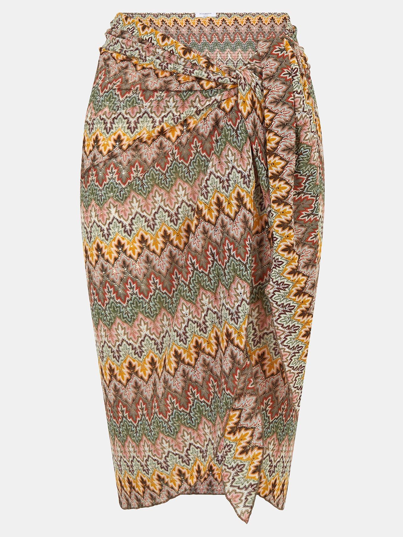 Image 4 of 4 of Accessorize Crochet Sarong - Cream