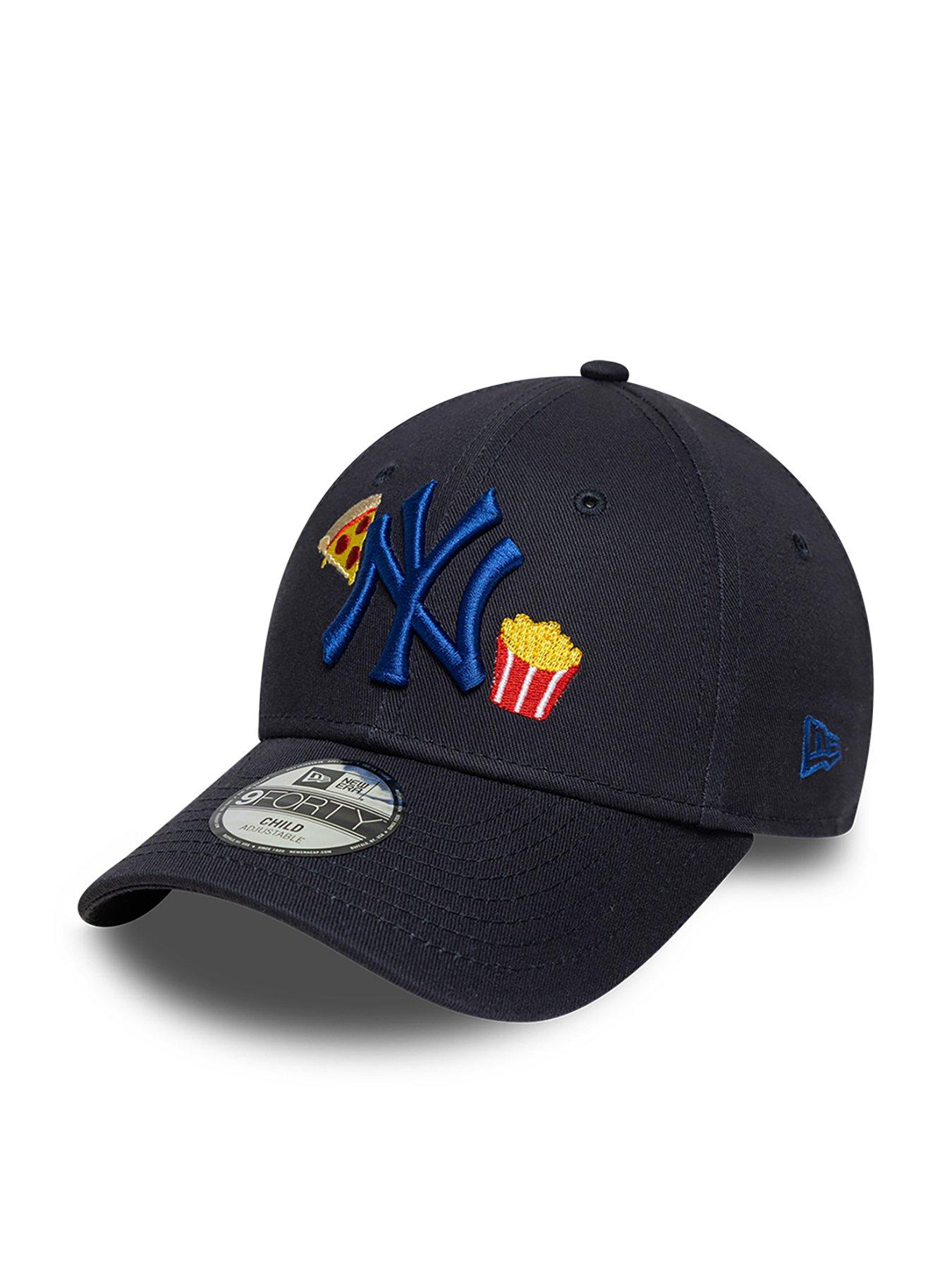 New Era Kids Food Icon 9Forty New York Yankees Baseball Cap - Navy