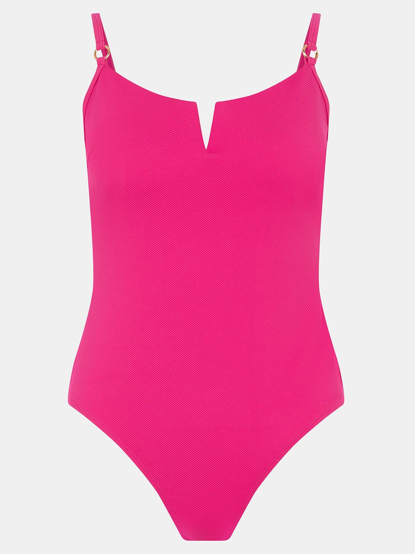 Image 5 of 5 of Accessorize V Insert Rib Shaping Swimsuit