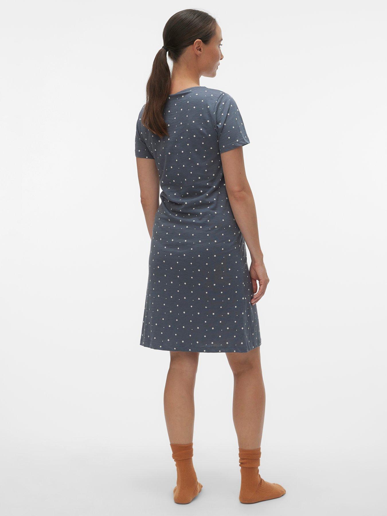 Image 2 of 5 of Mamalicious Maternity Night Gown - Grey