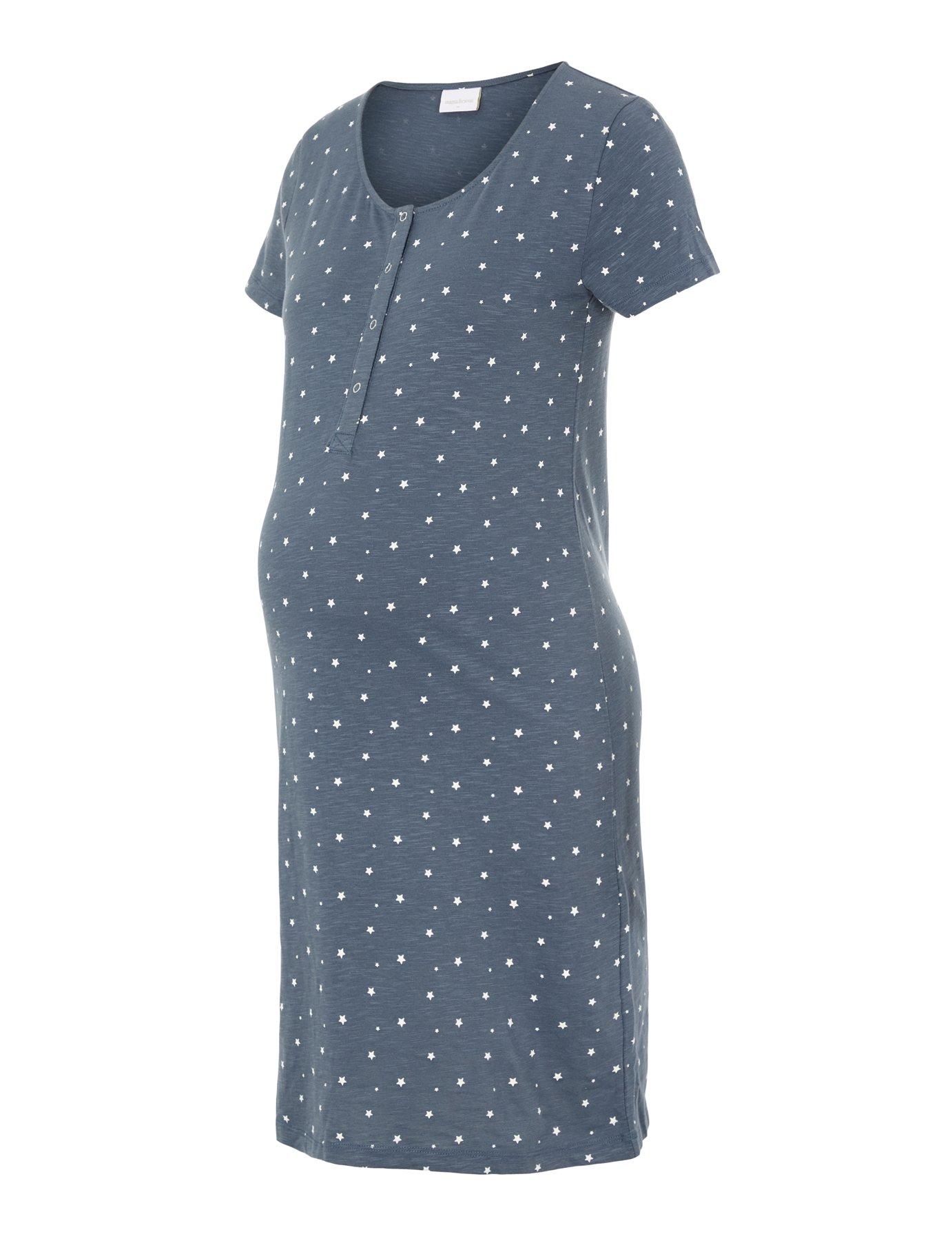 Image 5 of 5 of Mamalicious Maternity Night Gown - Grey