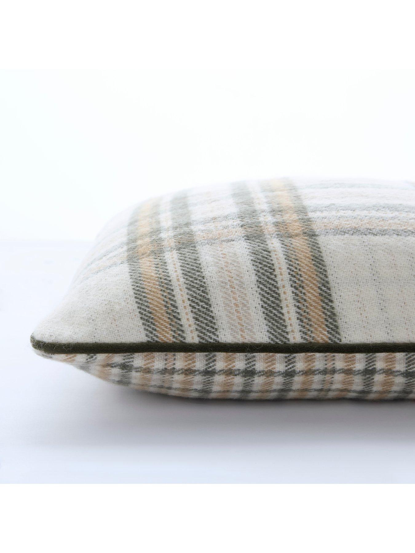 Image 3 of 4 of Laura Ashley Padbury Check Microfibre Filled Cushion 45x45cm