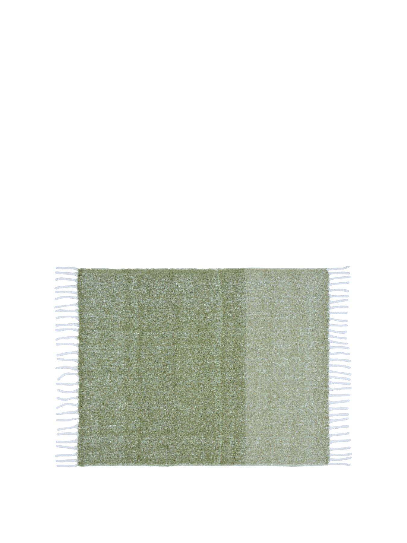 Image 2 of 5 of Laura Ashley Bronwen 130x170cm Throw Olive