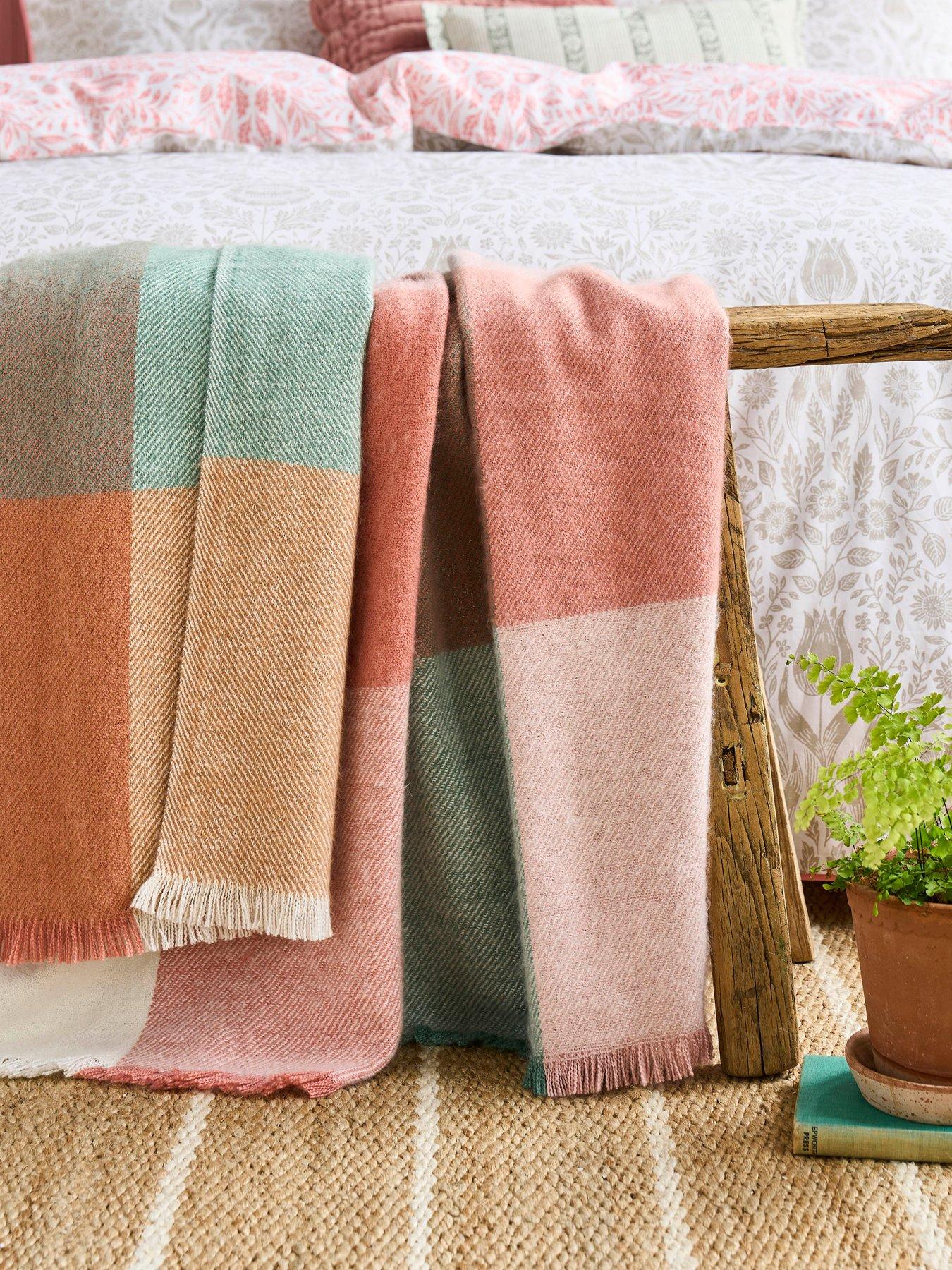 Image 1 of 3 of Laura Ashley Zoey Check 130x170cm Throw Multi