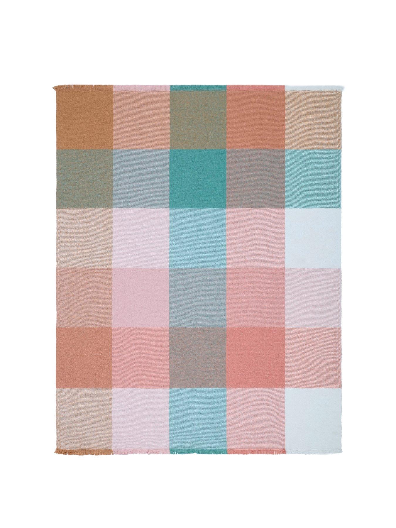 Image 2 of 3 of Laura Ashley Zoey Check 130x170cm Throw Multi
