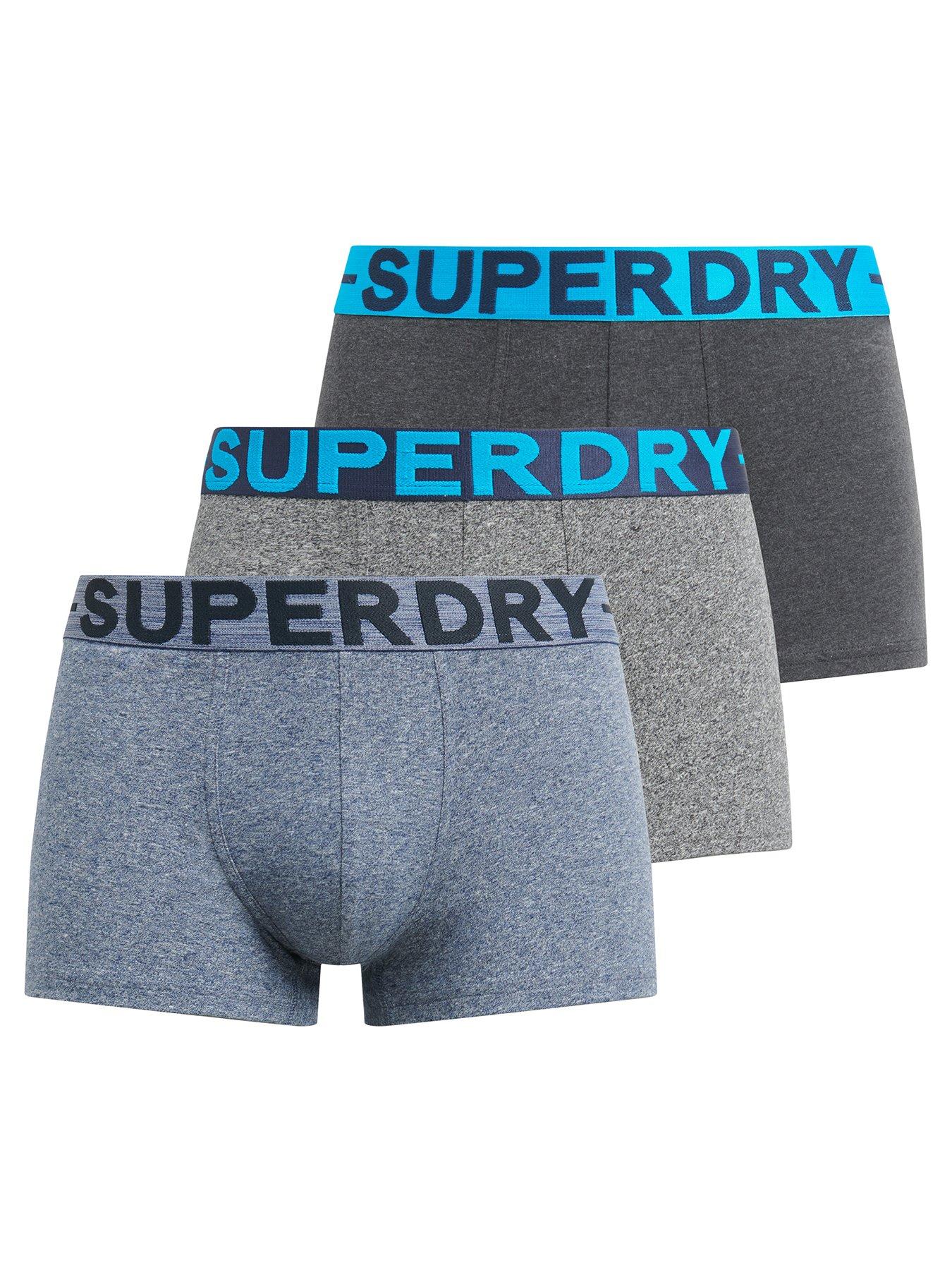 Superdry Trunks Triple Pack - Grey