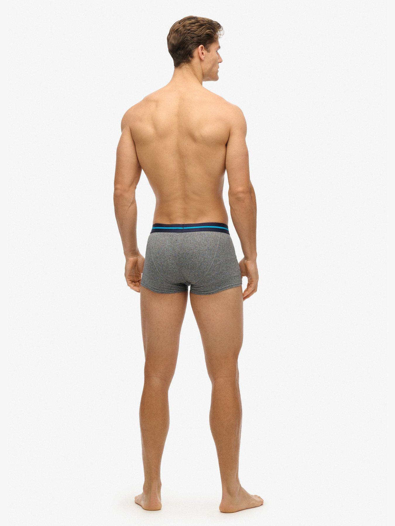 Image 3 of 4 of Superdry Trunks Triple Pack - Grey