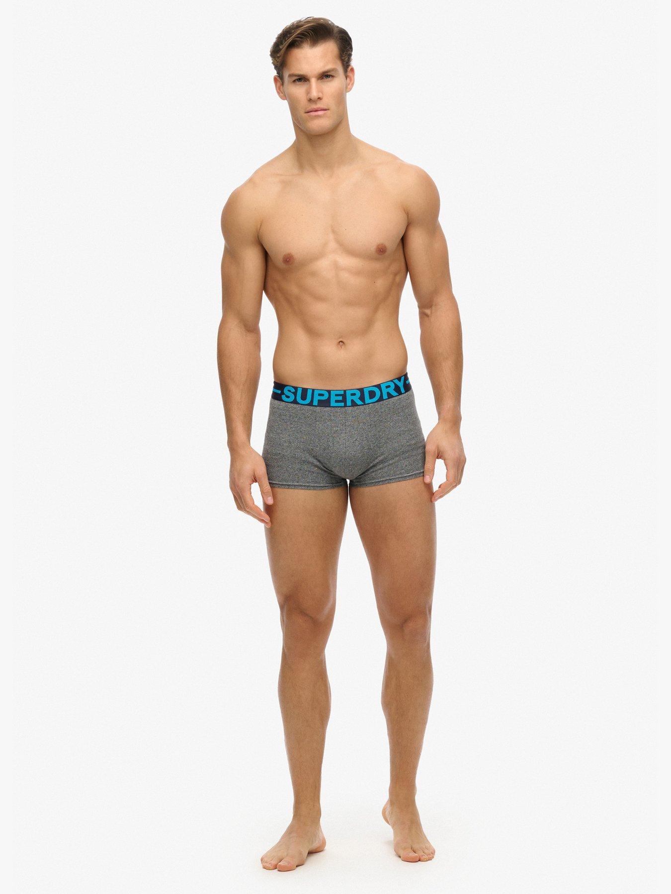 Image 4 of 4 of Superdry Trunks Triple Pack - Grey