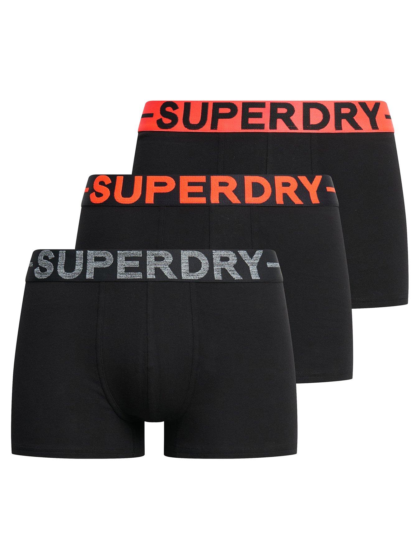 Superdry Trunks Triple Pack - Black
