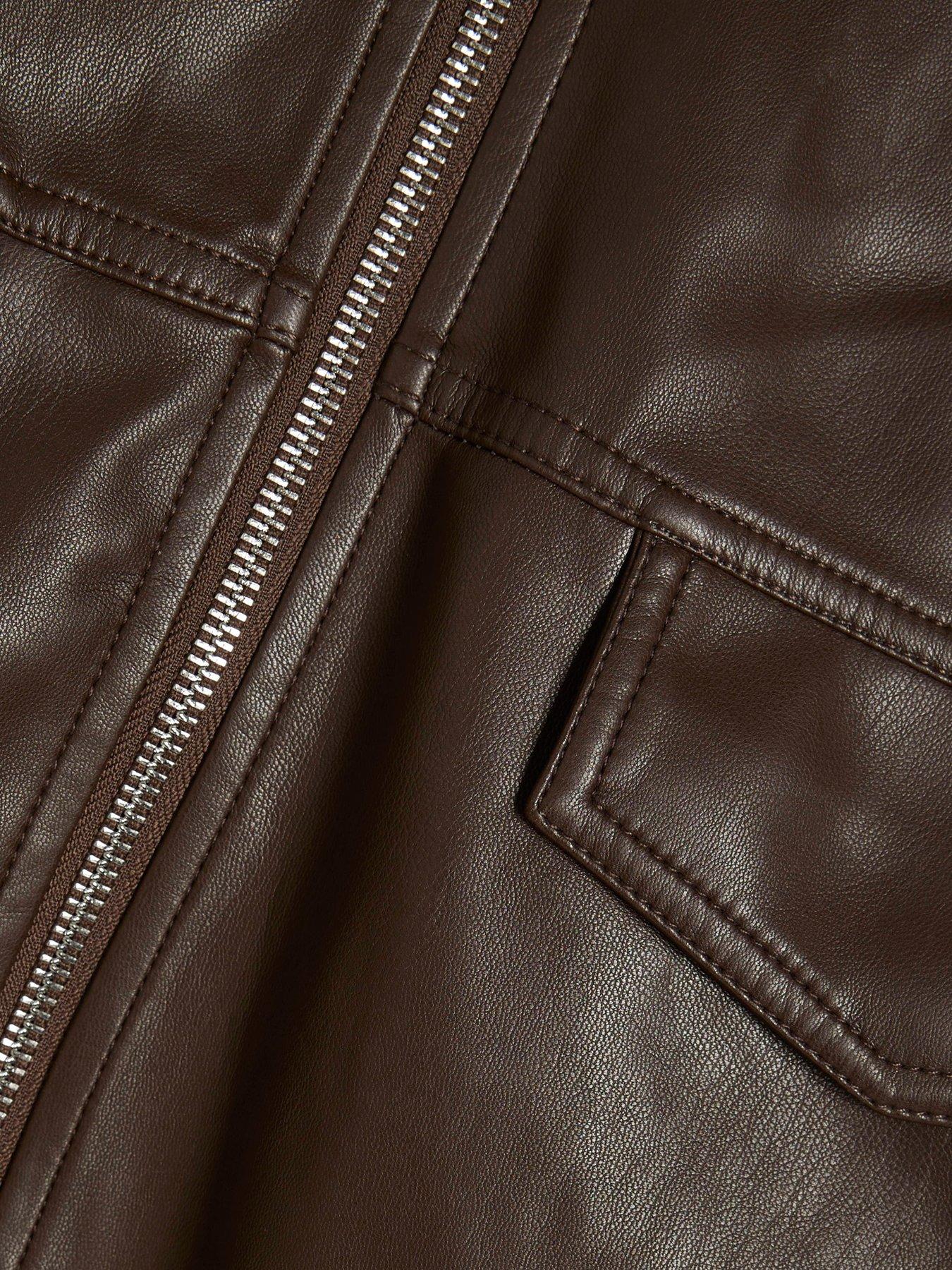 Image 5 of 6 of River Island Drawstring Funnel Jacket