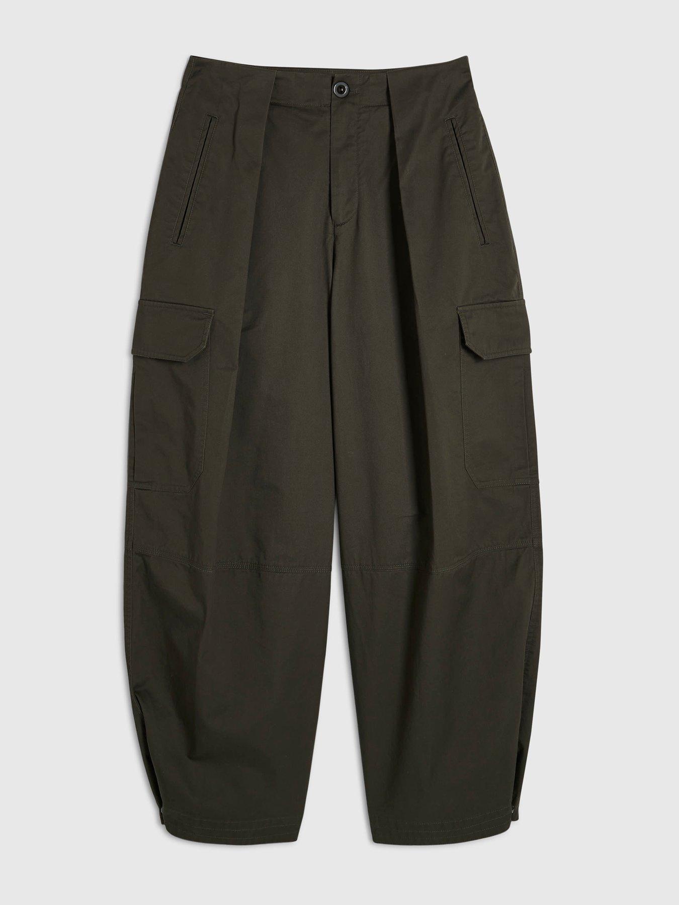 Image 5 of 6 of River Island Pleat Front Trouser - Khaki
