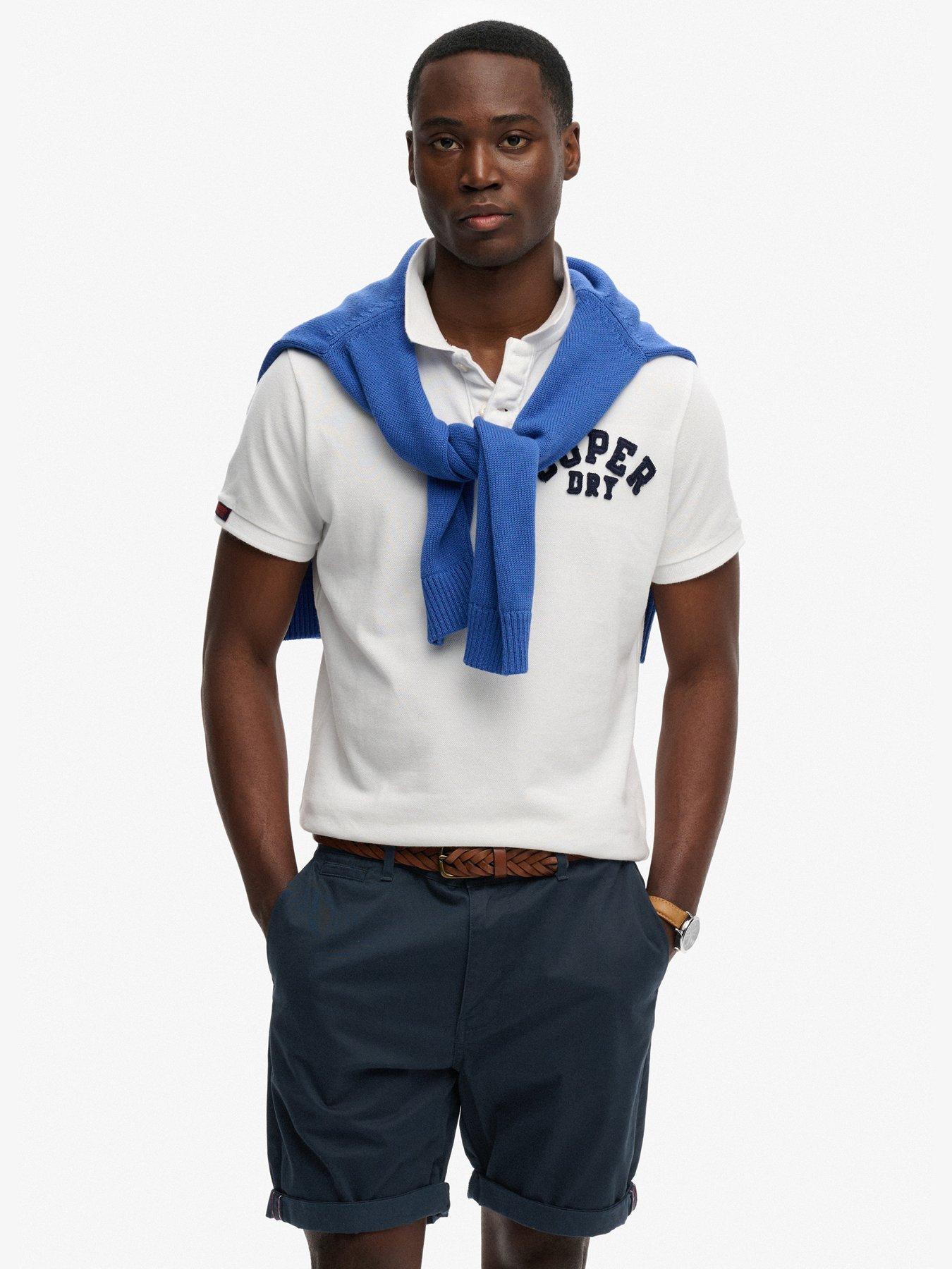 Image 6 of 7 of Superdry Premium Regular Chinos Shorts - Navy
