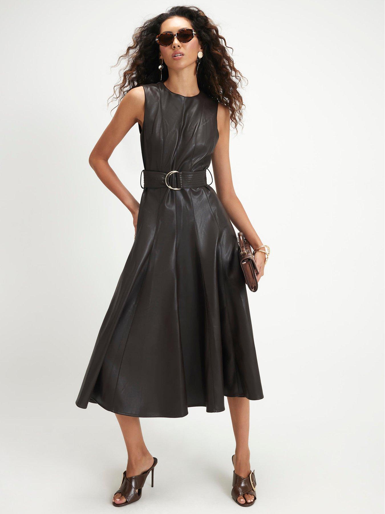 River Island Belted Femme Midi Dress