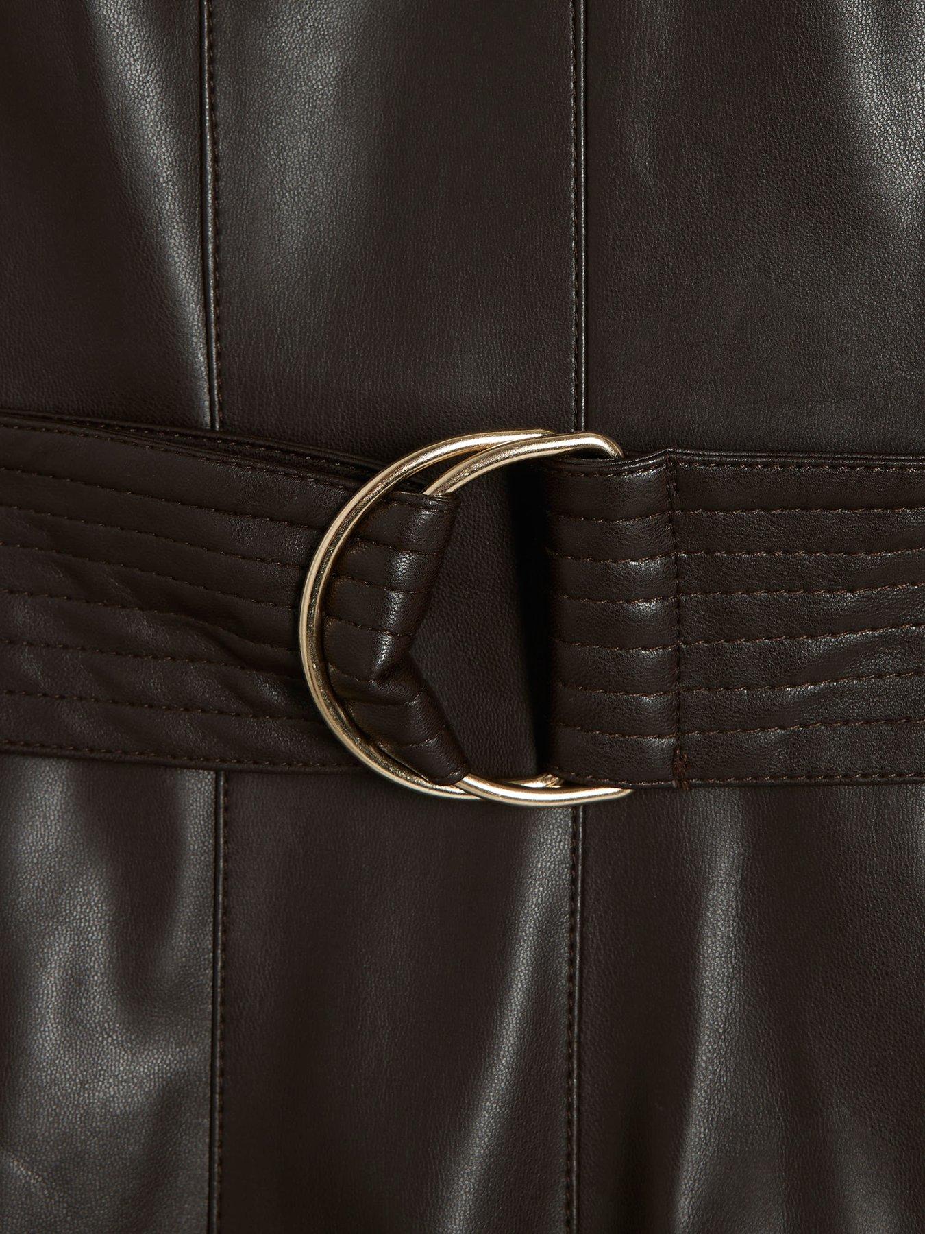 Image 6 of 6 of River Island Belted Femme Midi Dress