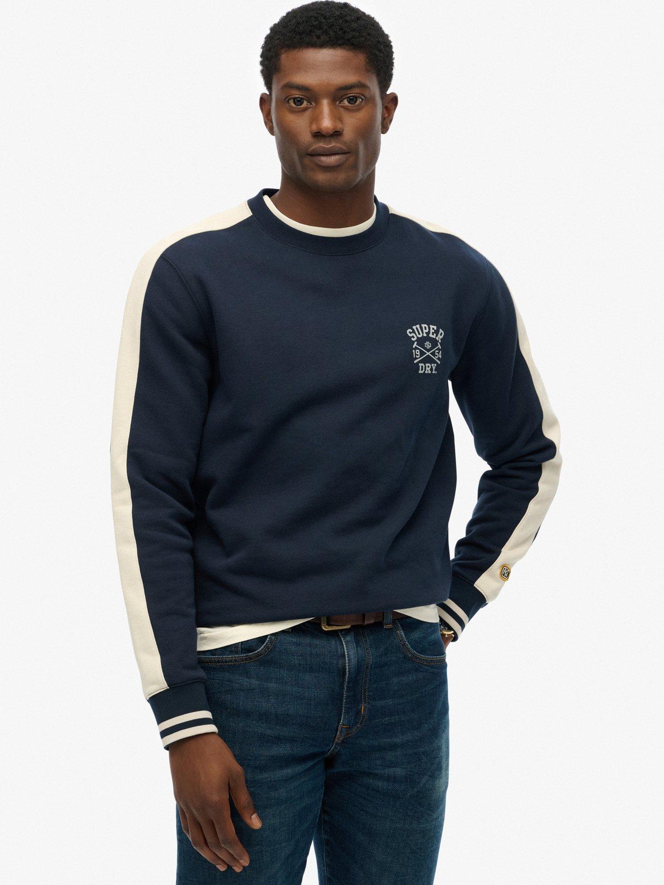 Superdry Athletic Club Crew Sweatshirt - Navy