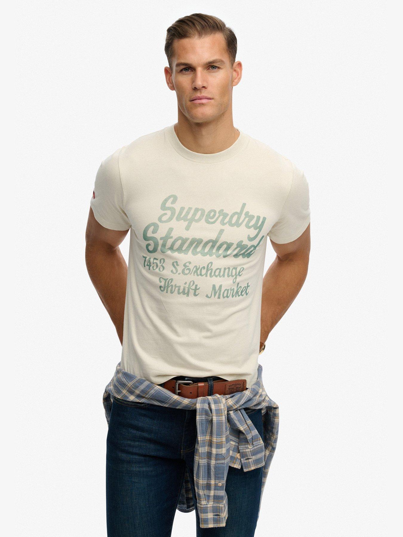 Superdry Industry Worker Relaxed T-Shirt - Beige