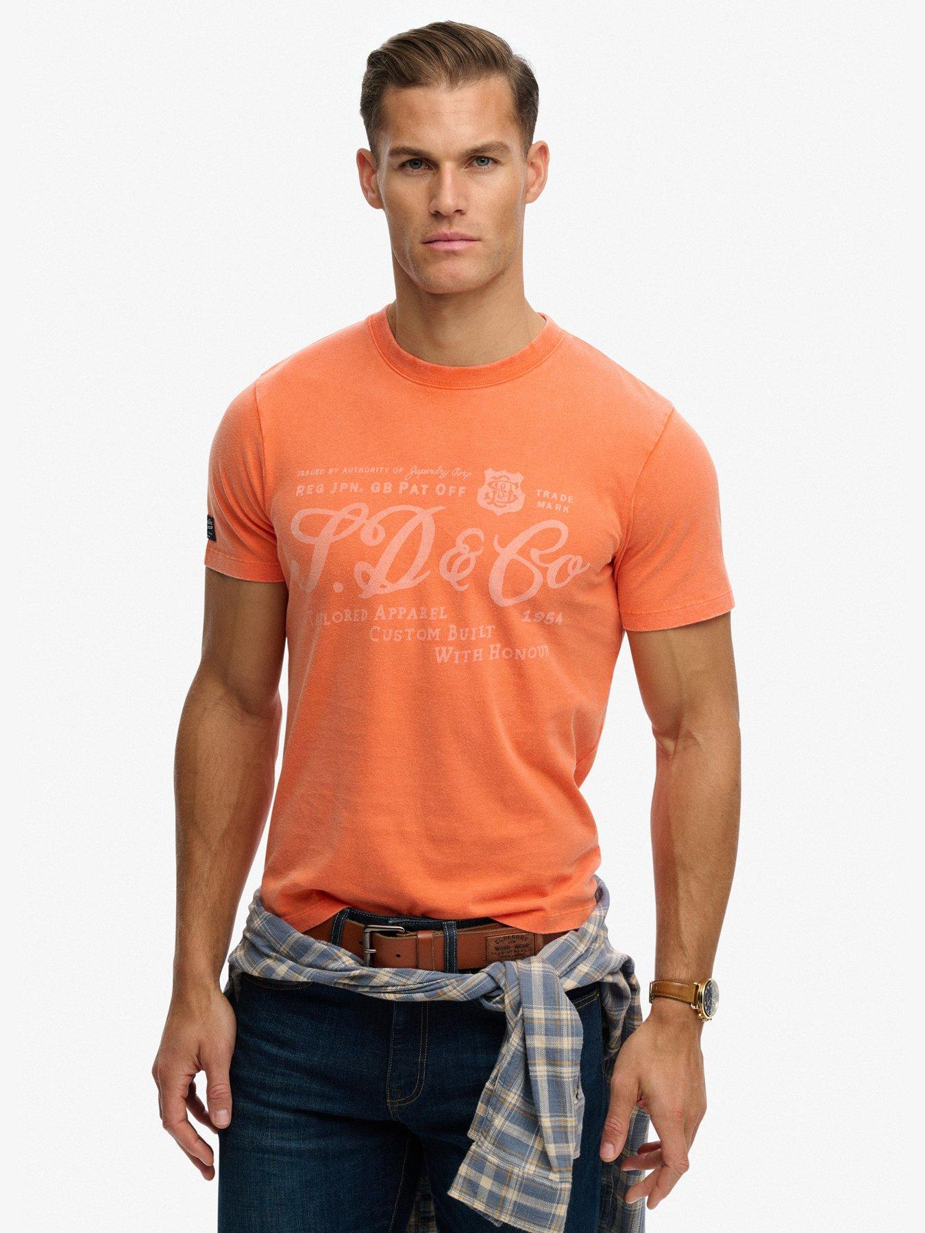 Superdry Industry Worker Relaxed T-Shirt - Orange