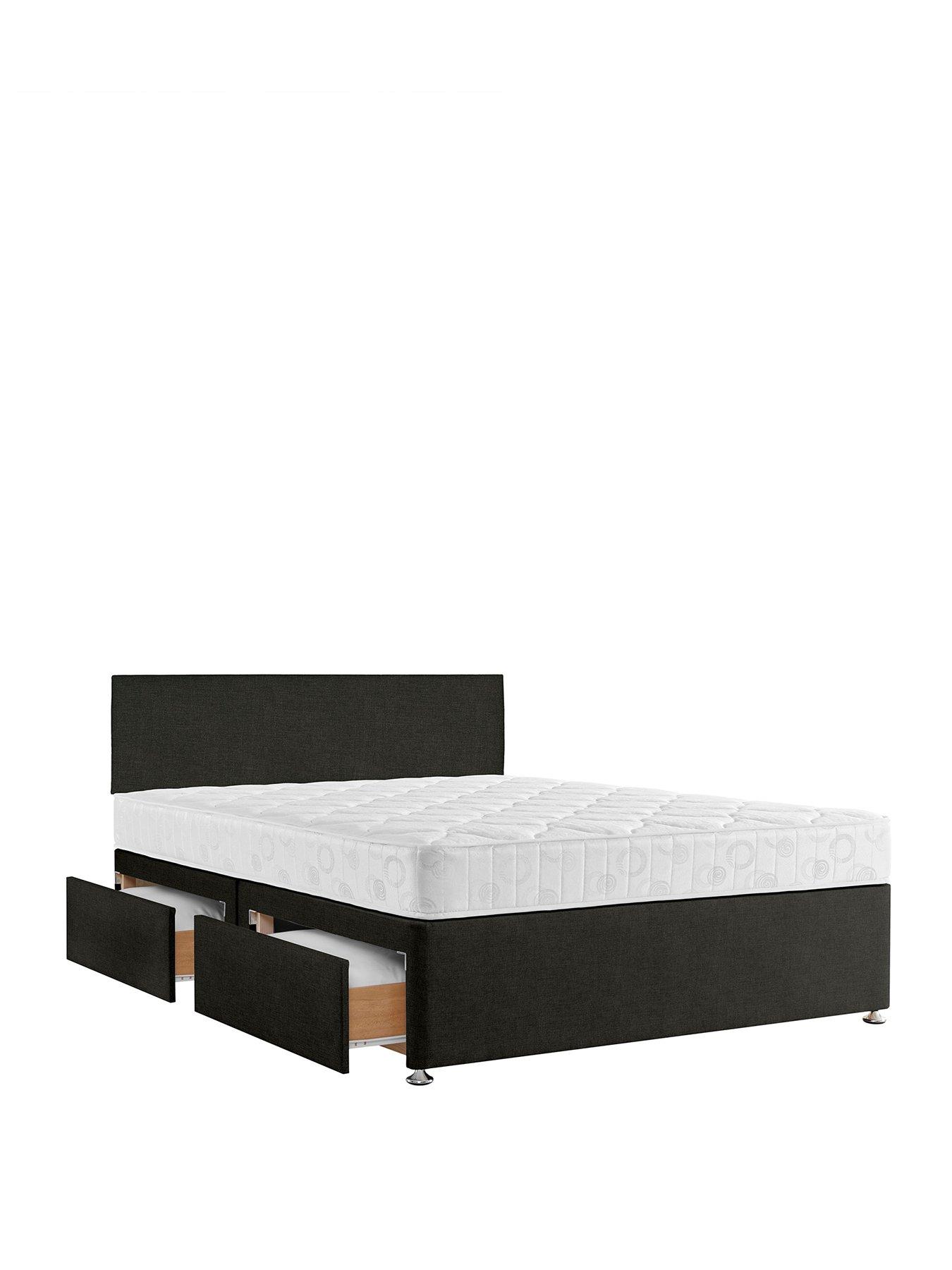Image 2 of 7 of Airsprung Essentials Bed Base & Memory Mattress Set - Sg N/s