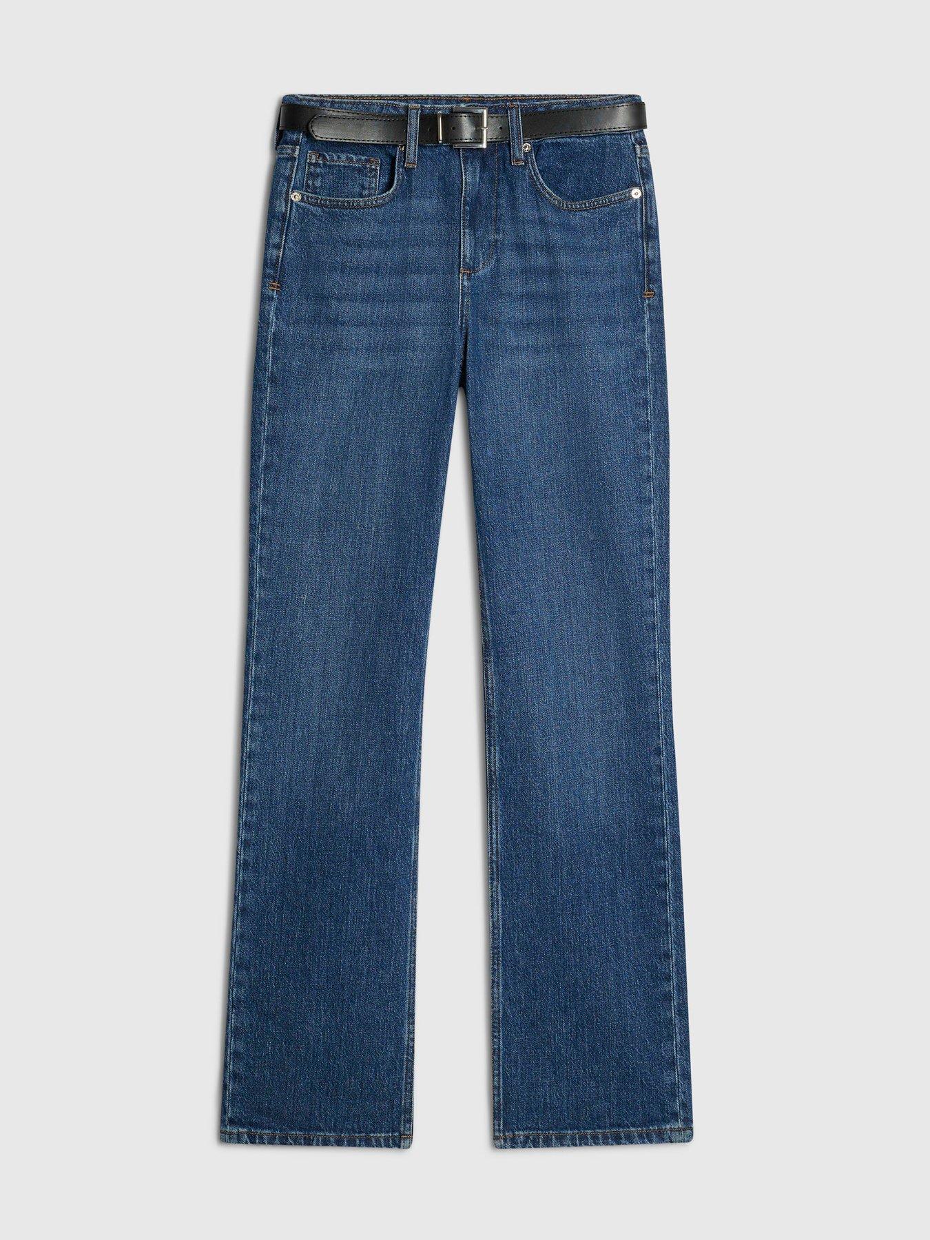 Image 6 of 6 of River Island Breeze Belted Stretch Straight