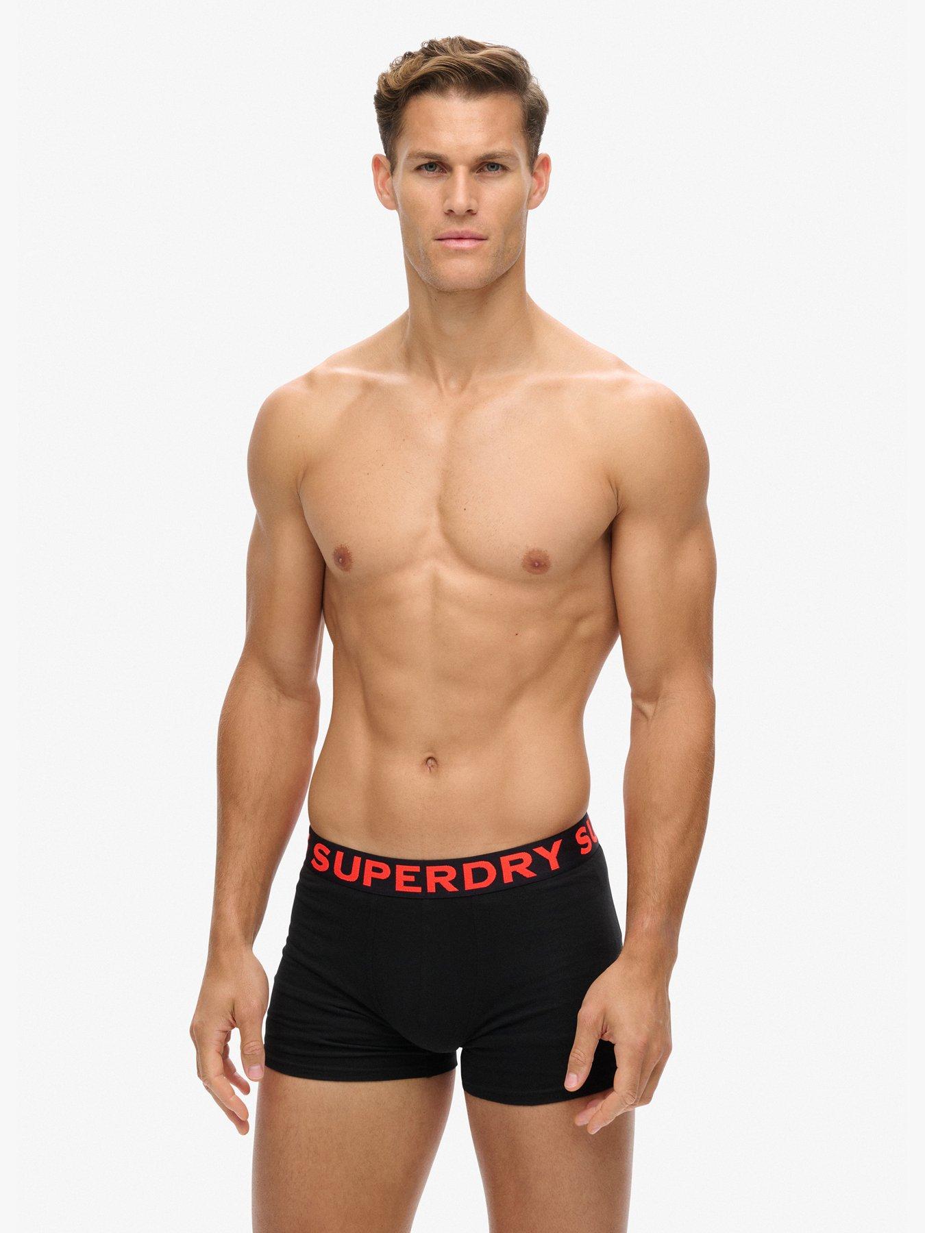 Image 2 of 4 of Superdry Boxer Triple Pack - Orange