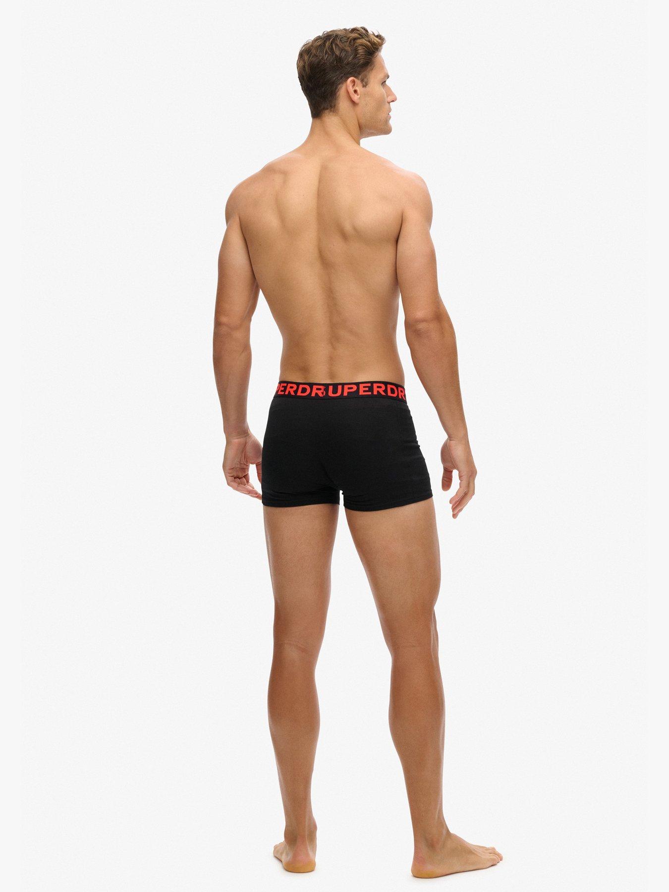 Image 3 of 4 of Superdry Boxer Triple Pack - Orange