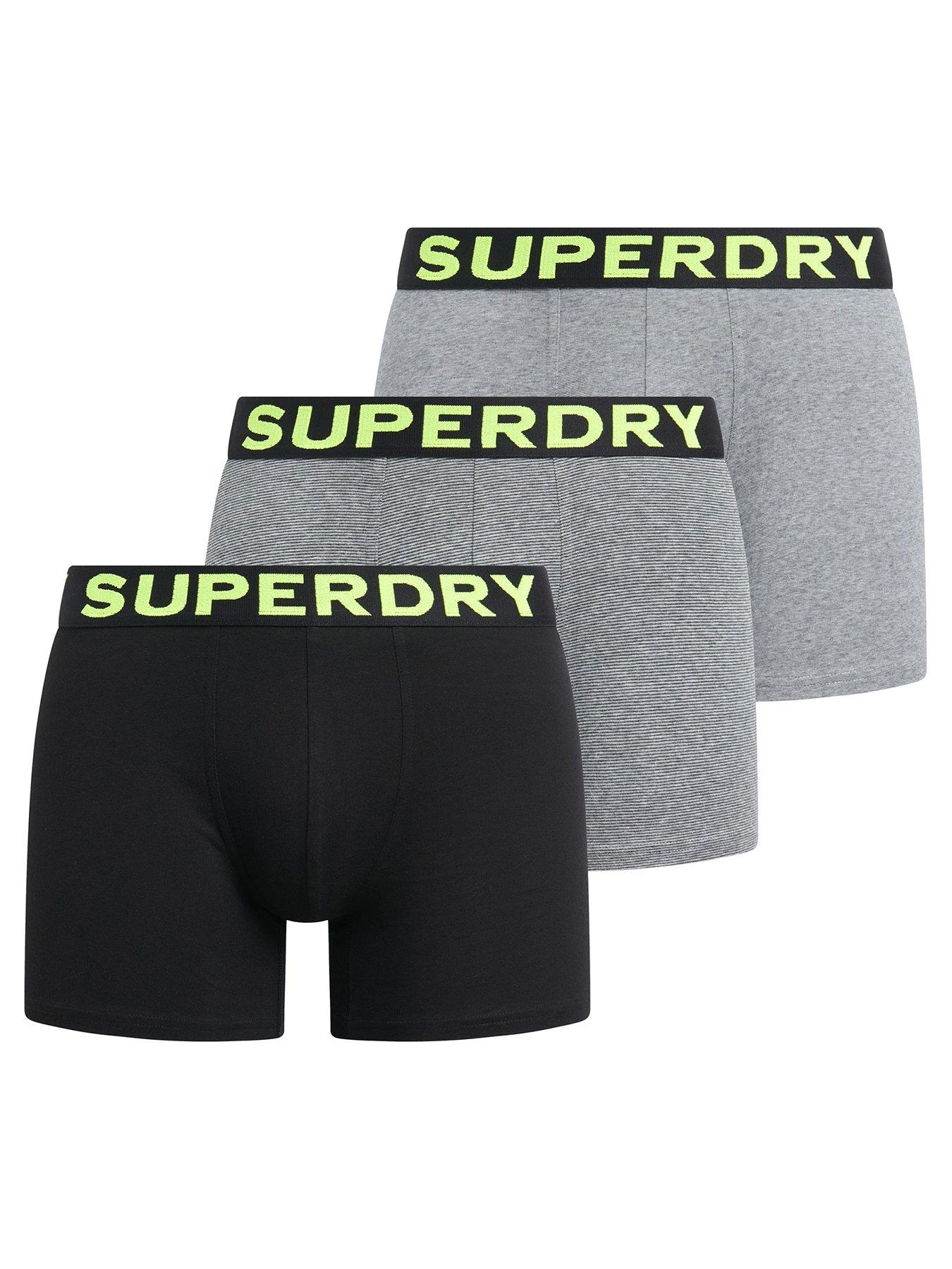 Image 1 of 4 of Superdry Boxer Triple Pack - Black