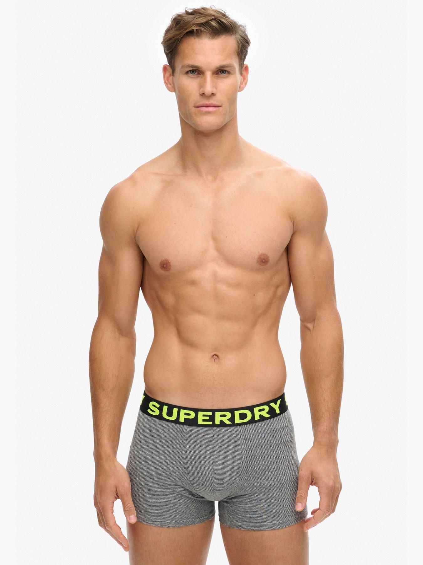 Image 2 of 4 of Superdry Boxer Triple Pack - Black