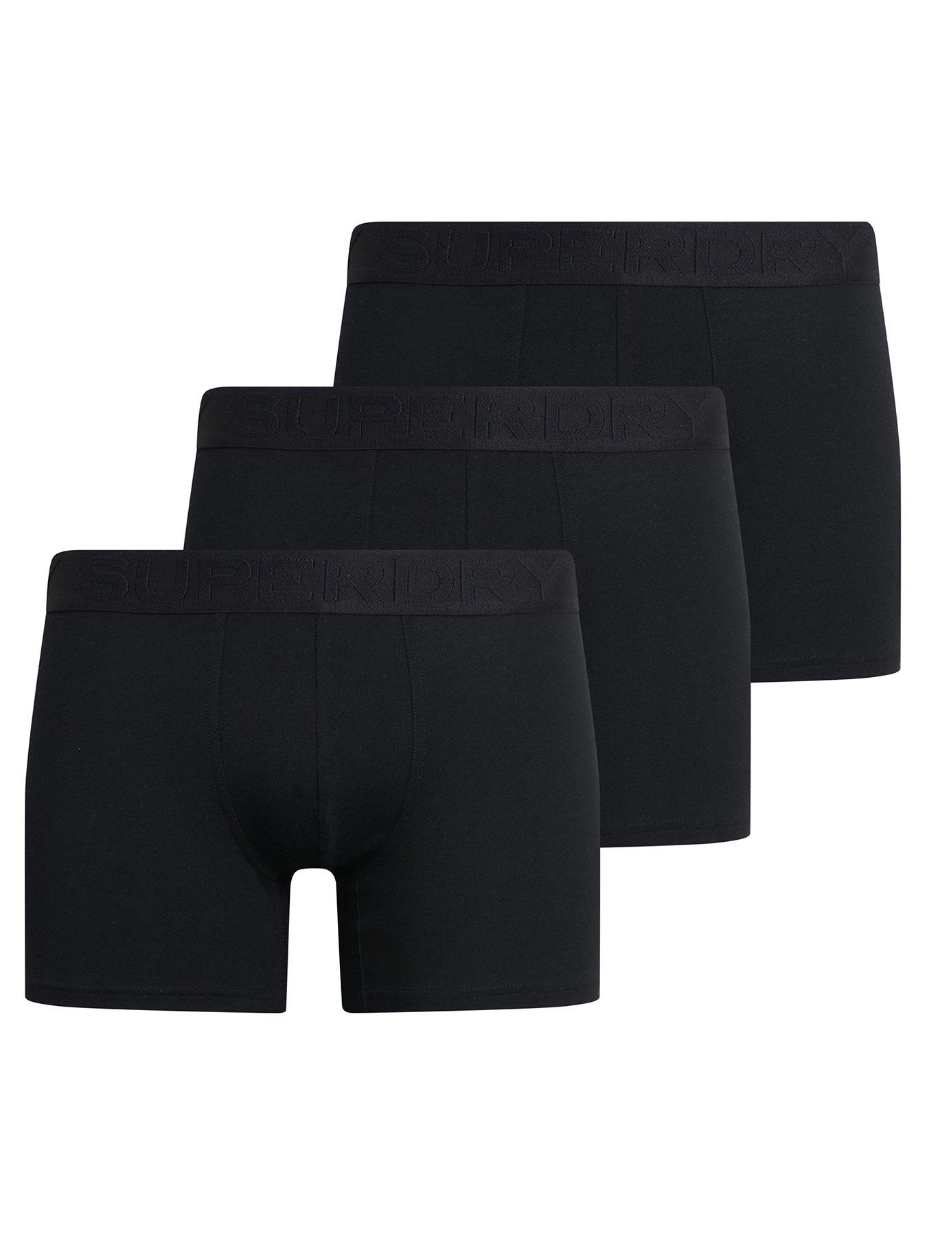 Superdry Boxer Triple Pack - Black