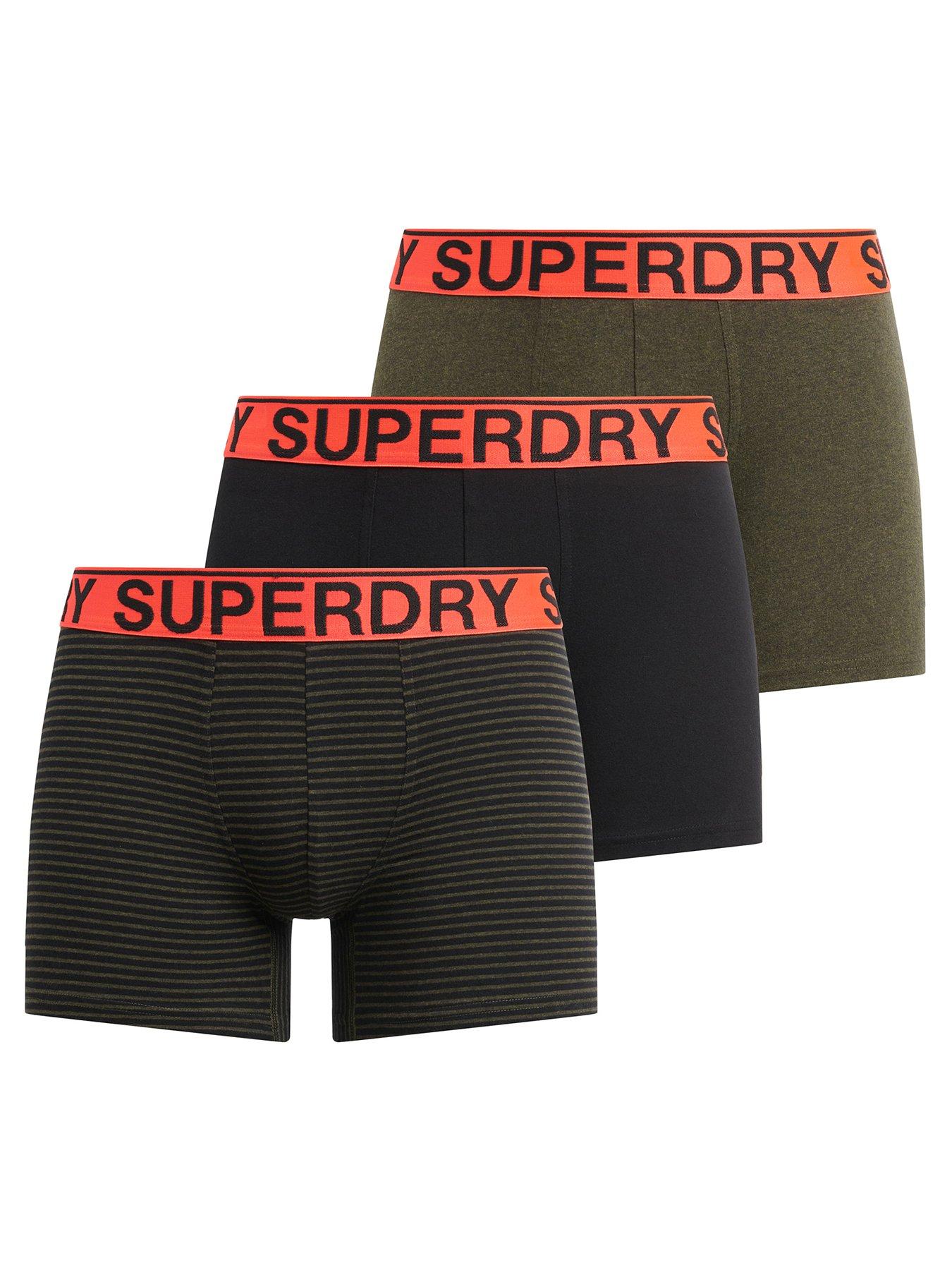 Superdry Boxer Triple Pack - Black