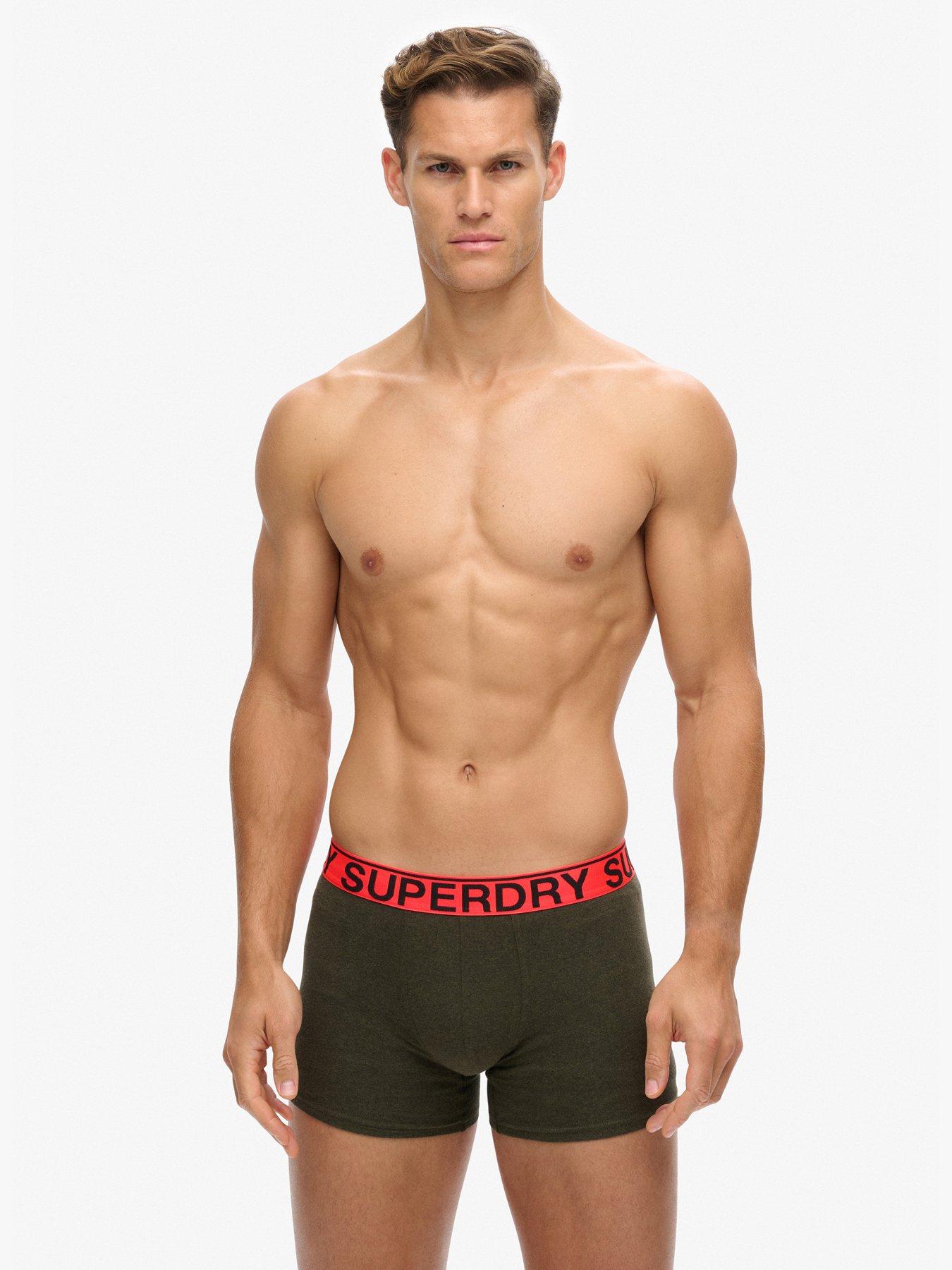 Image 2 of 4 of Superdry Boxer Triple Pack - Black