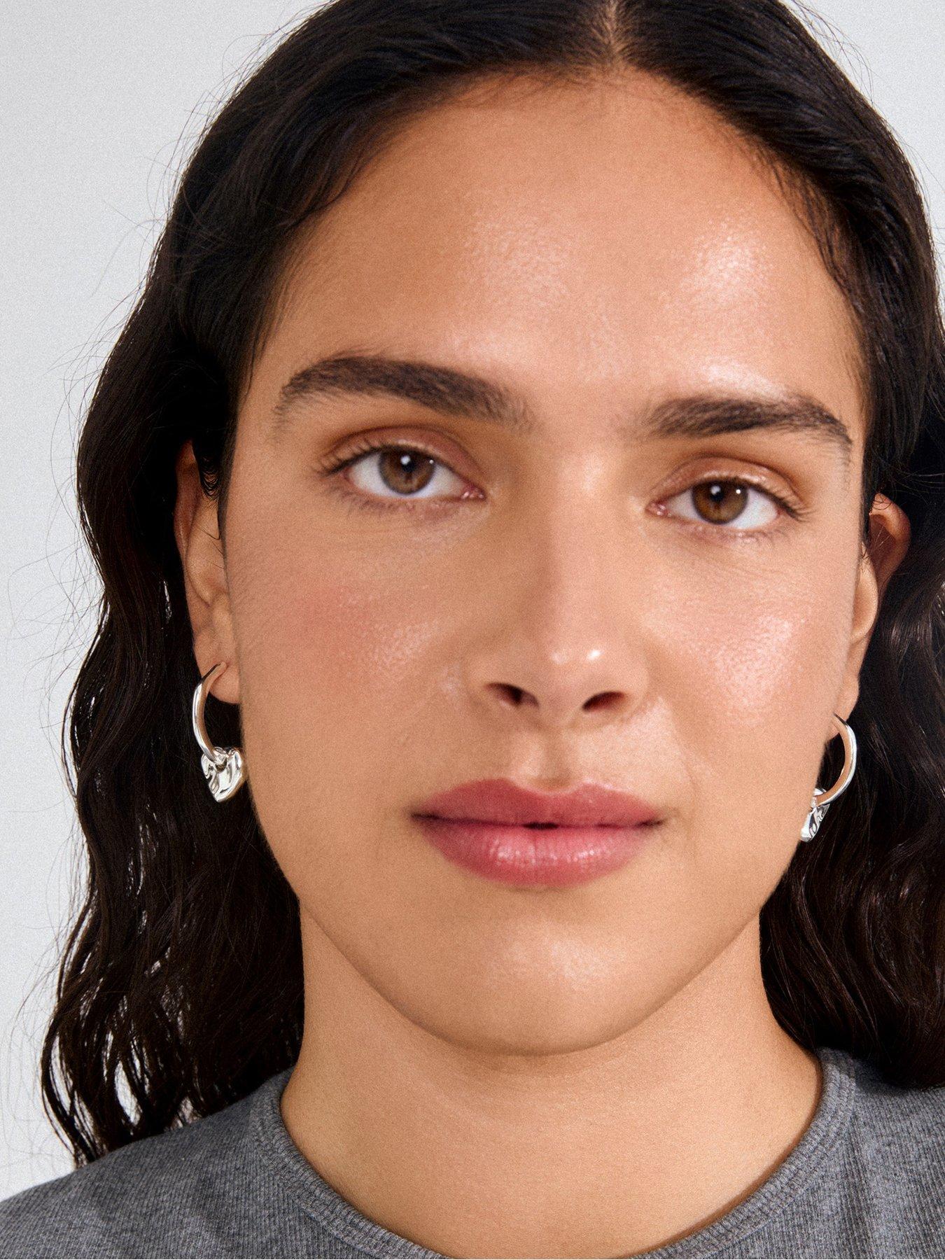 Image 2 of 3 of Pilgrim NOVA earrings silver-plated