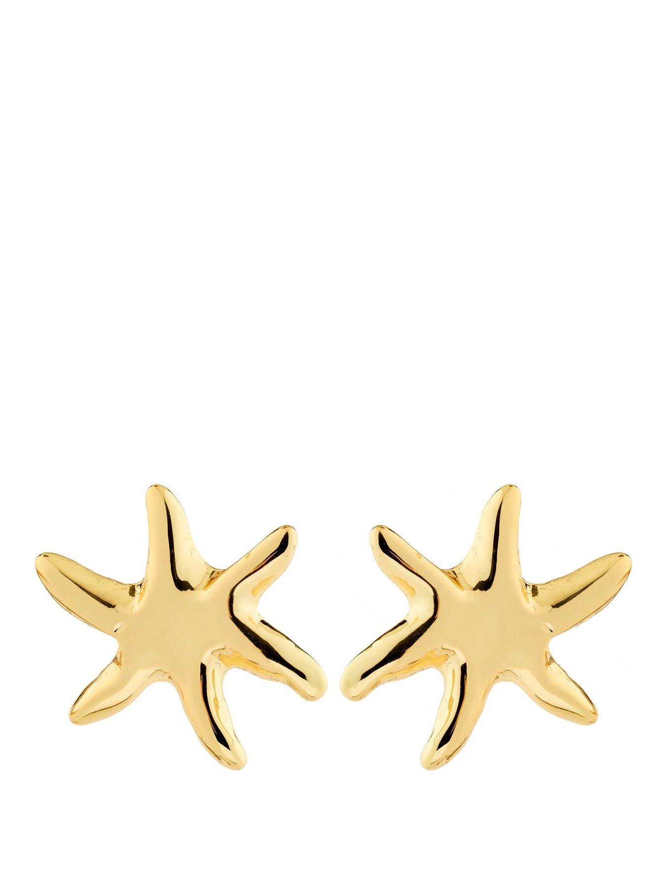 Image 1 of 3 of Pilgrim PRISM earrings gold-plated
