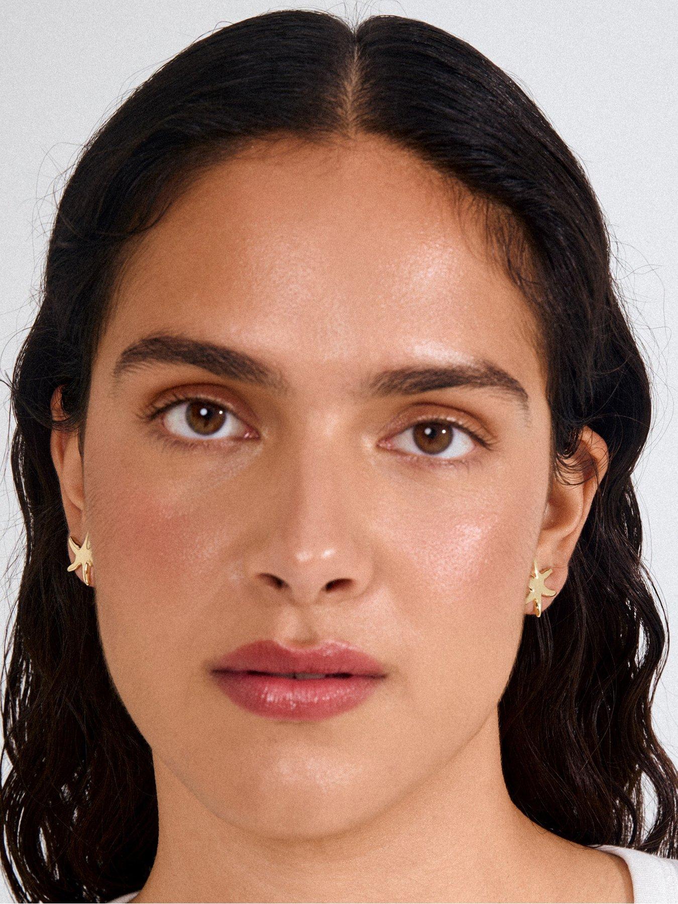 Image 2 of 3 of Pilgrim PRISM earrings gold-plated