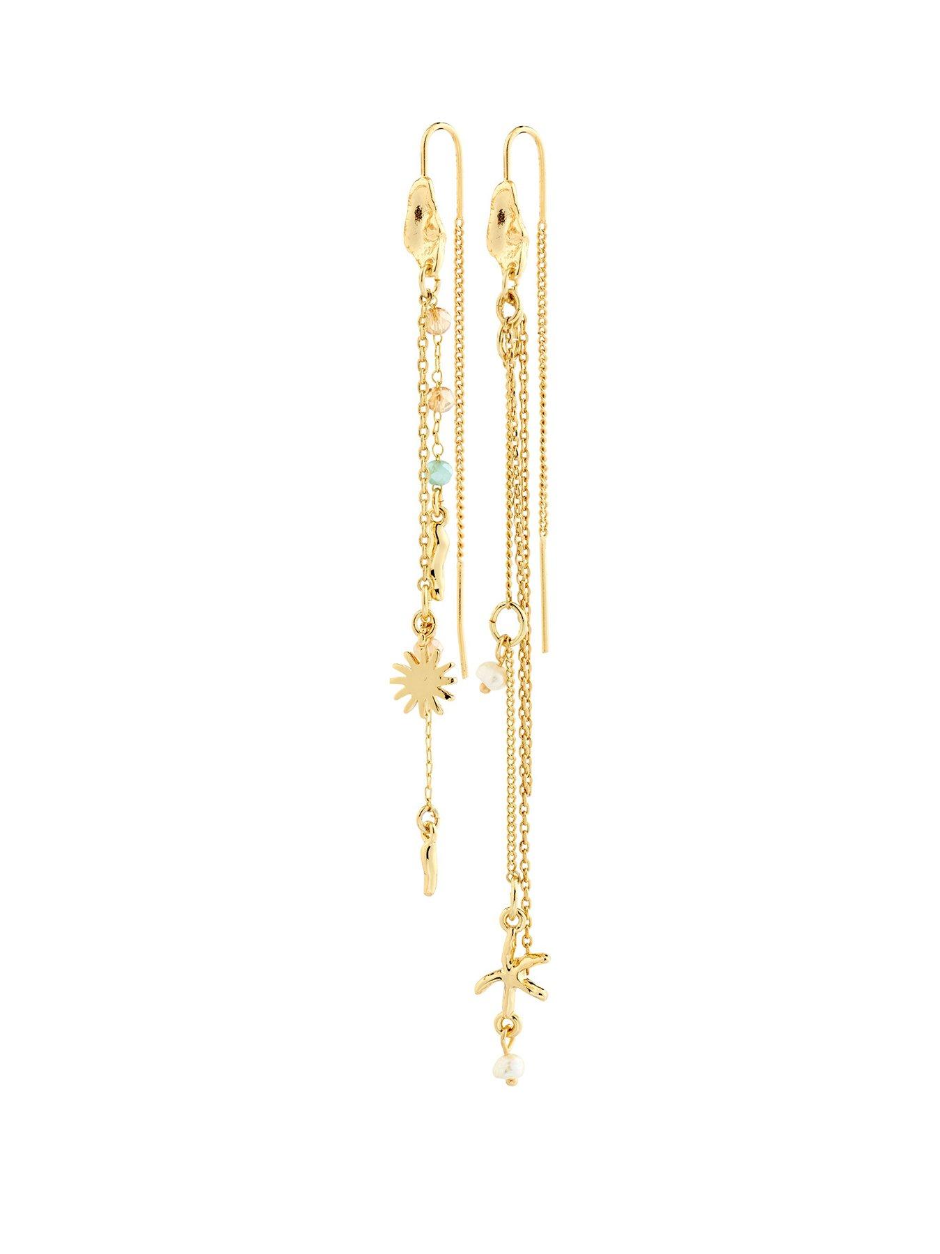 Image 1 of 4 of Pilgrim PRISM earrings gold-plated