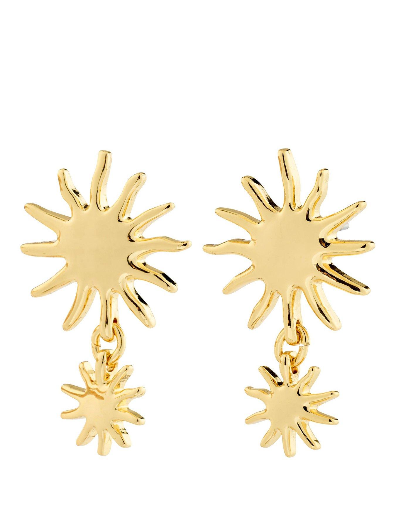 Image 1 of 3 of Pilgrim LYRICUS earrings gold-plated