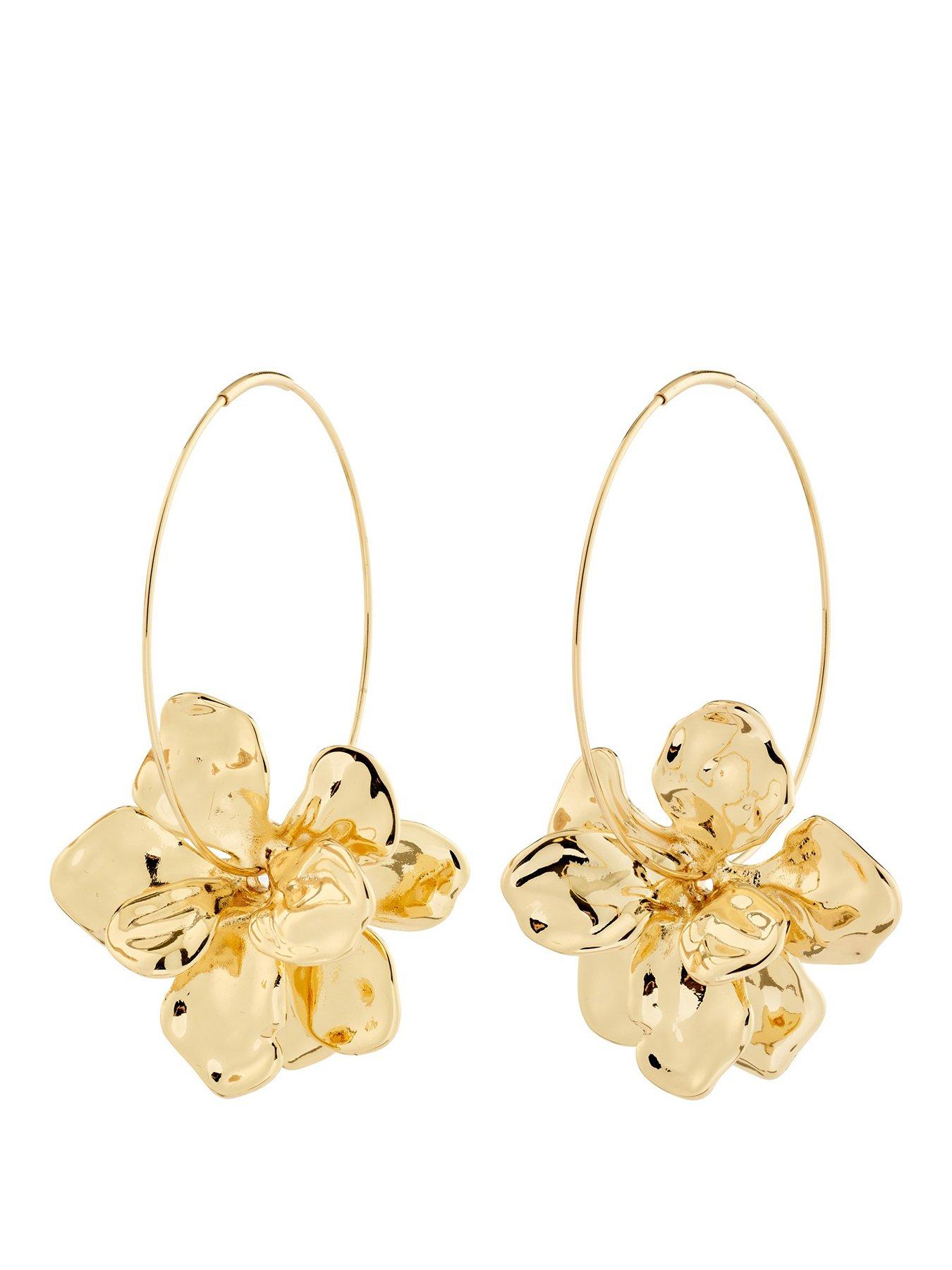 Image 1 of 3 of Pilgrim LUNITH earrings gold-plated