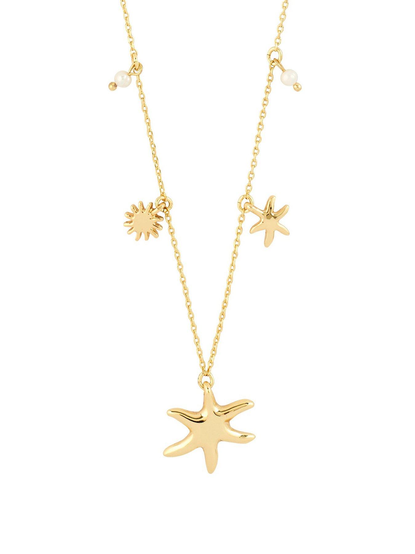 Image 1 of 4 of Pilgrim PRISM necklace gold-plated