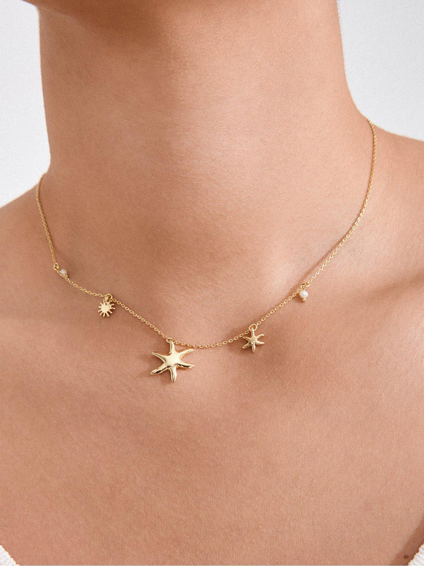 Image 3 of 4 of Pilgrim PRISM necklace gold-plated